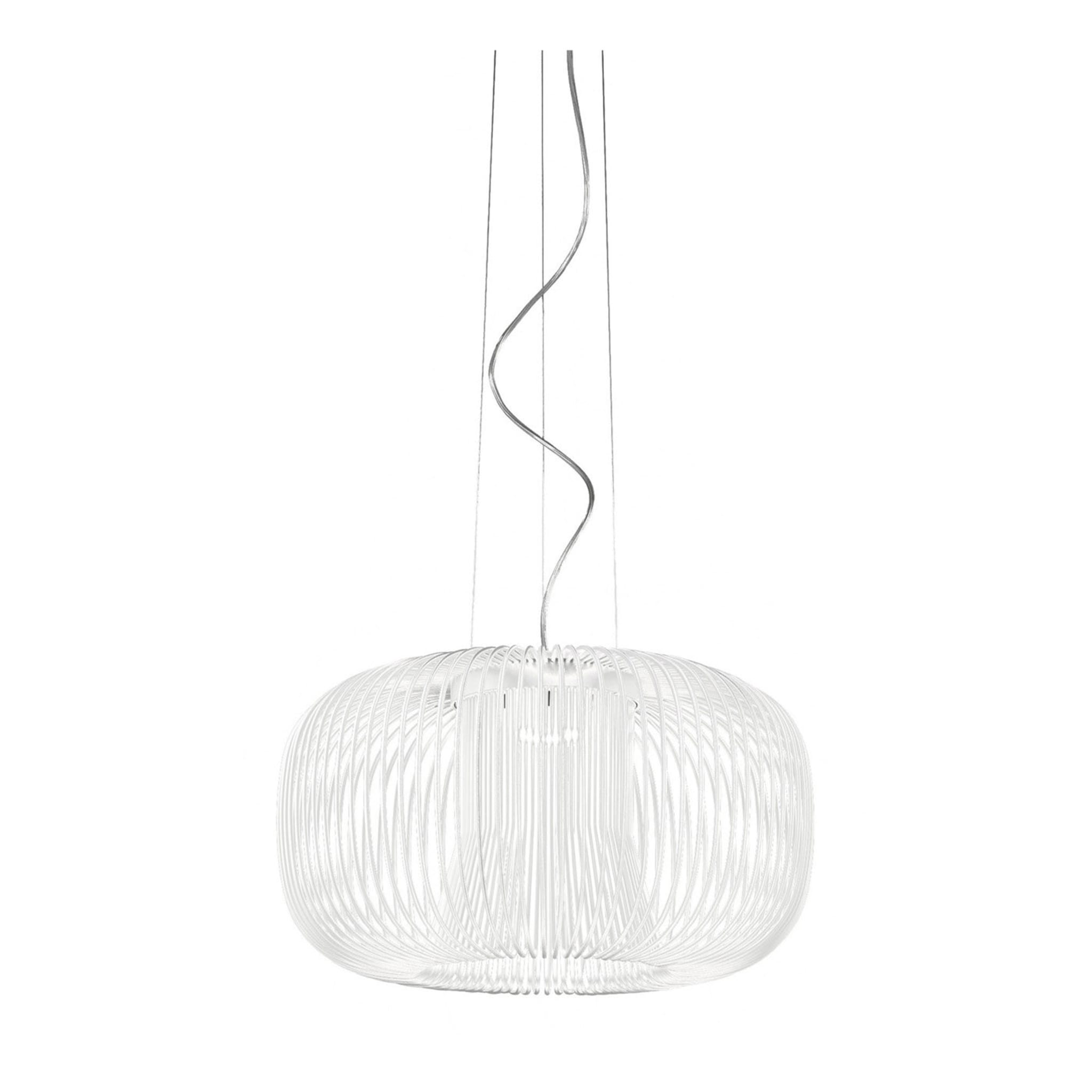 Impossible C Ø 45 White Pendant Lamp by Massimo Mussapi - Vue principale