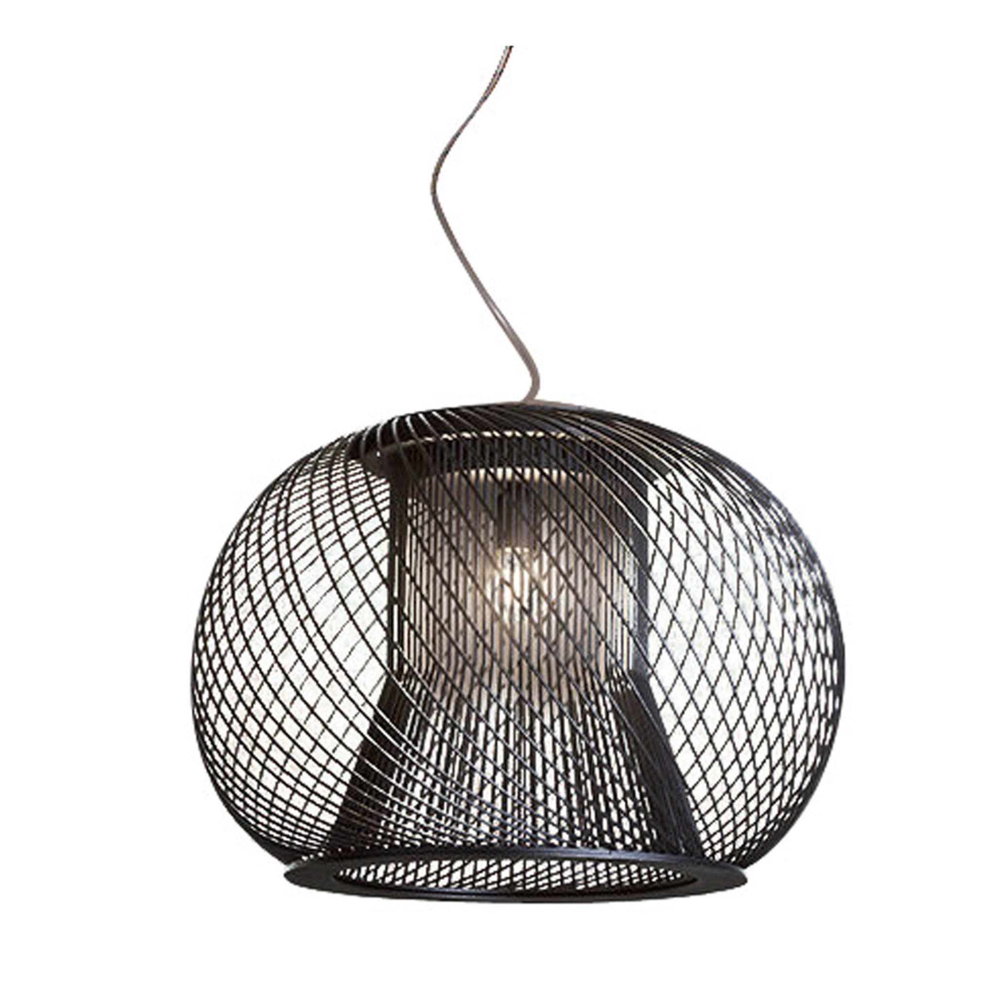Impossible C Ø 65 Black Pendant Lamp by Massimo Mussapi - Vue principale