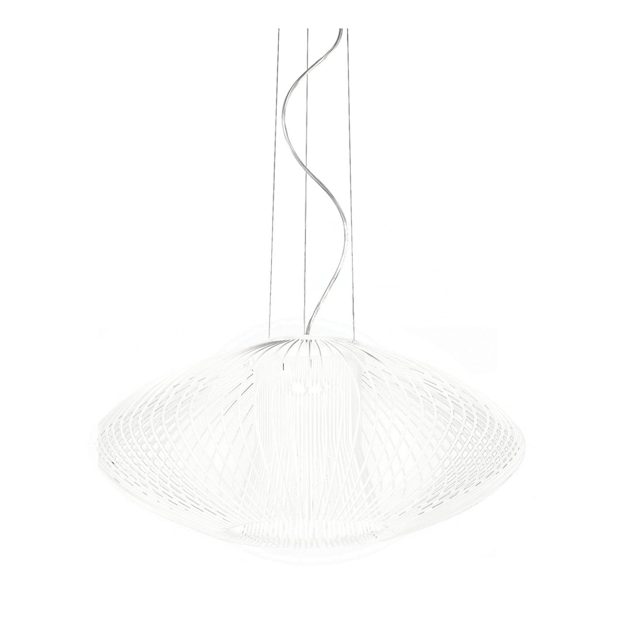 Impossible A Ø 65 Lámpara colgante blanca de Massimo Mussapi - Vista principal