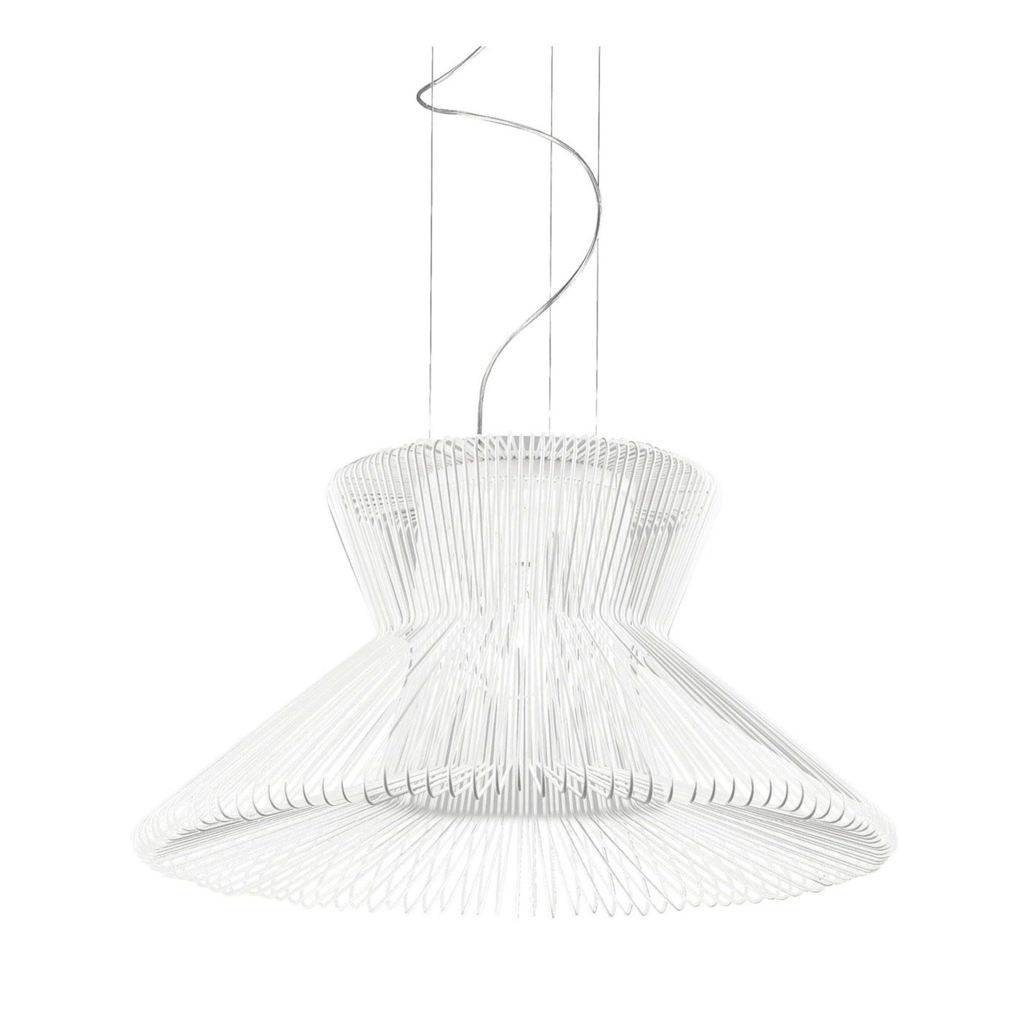 Impossible B Ø 65 White Pendant Lamp by Massimo Mussapi - Main view