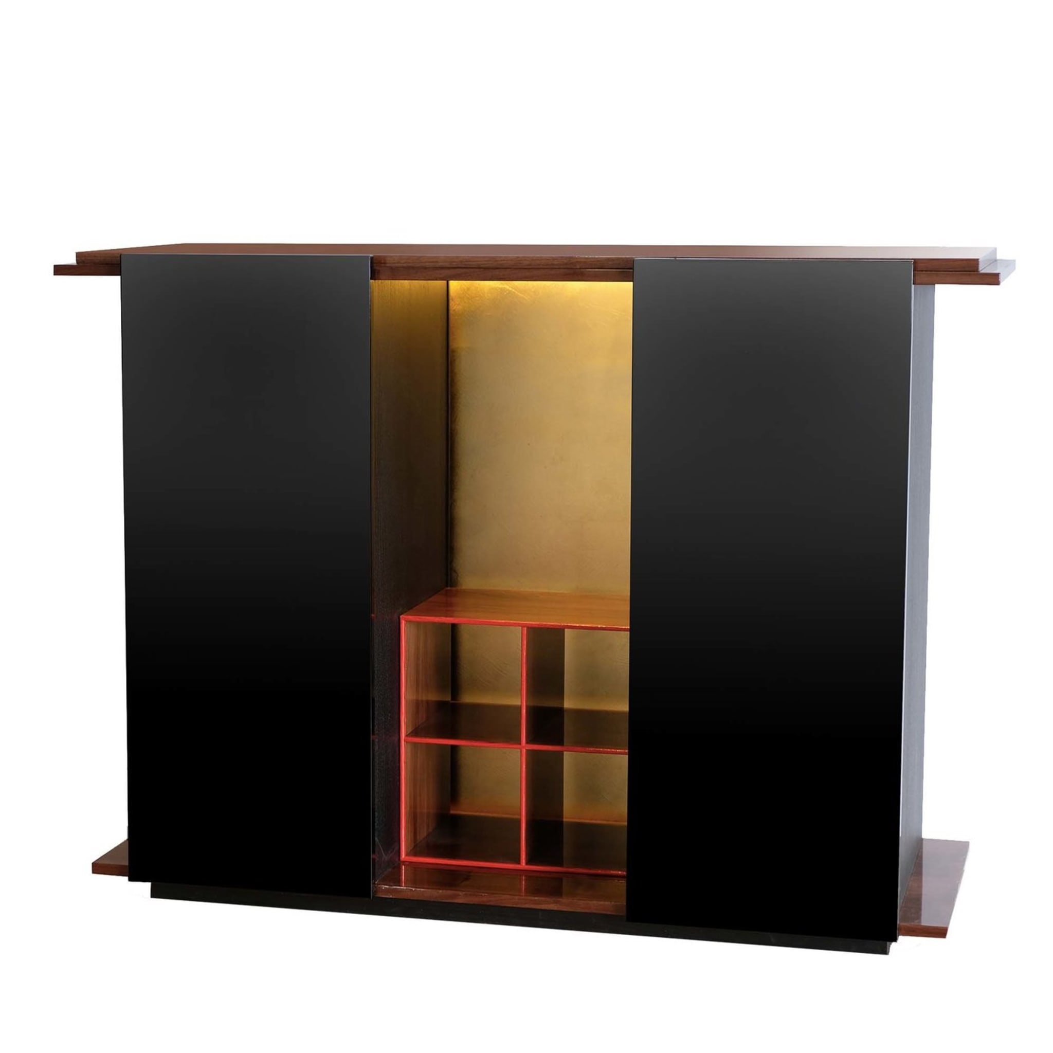 Kos Black 2-Door Cabinet - Main view