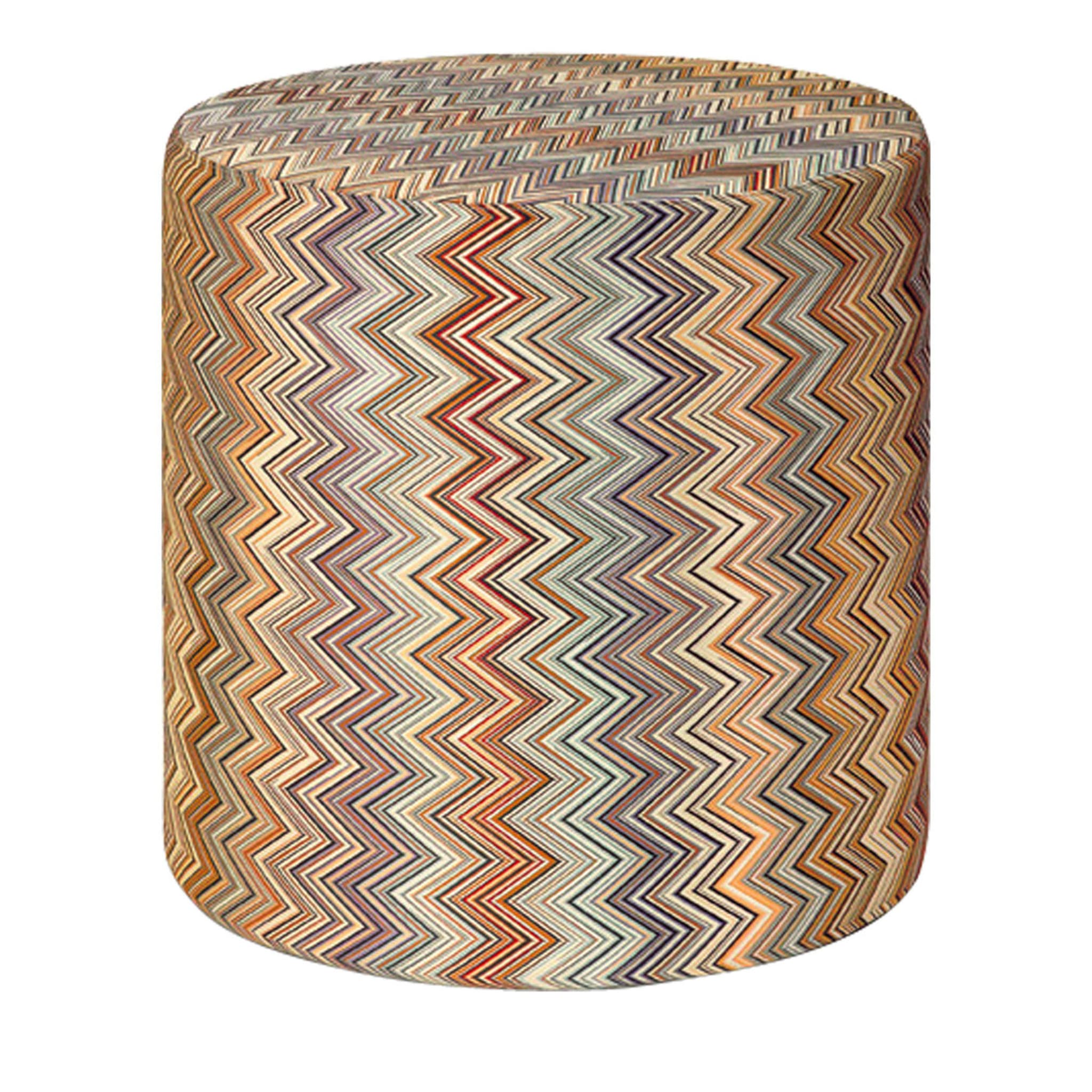 Jarris Browns cylinder pouf - Main view