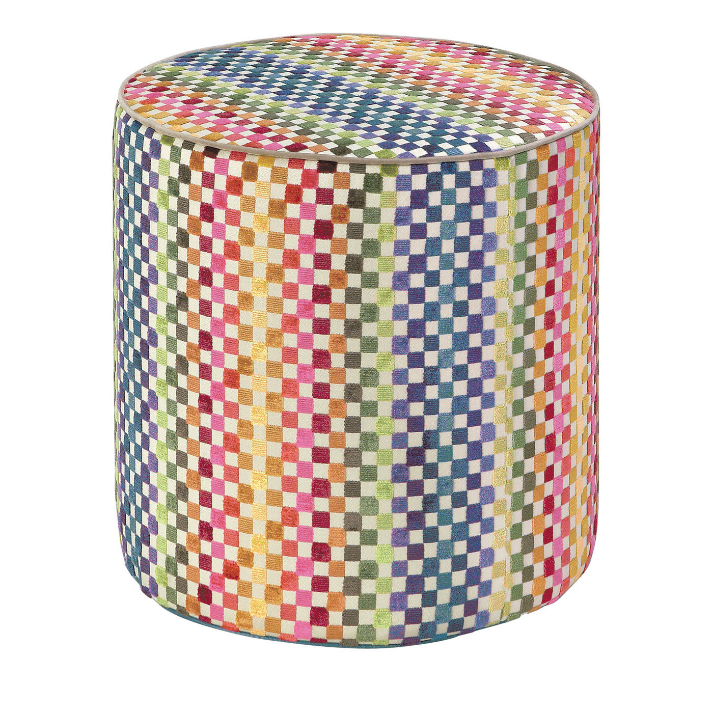 Maseko Multicolor cylinder pouf #1 - Missoni Home Collection