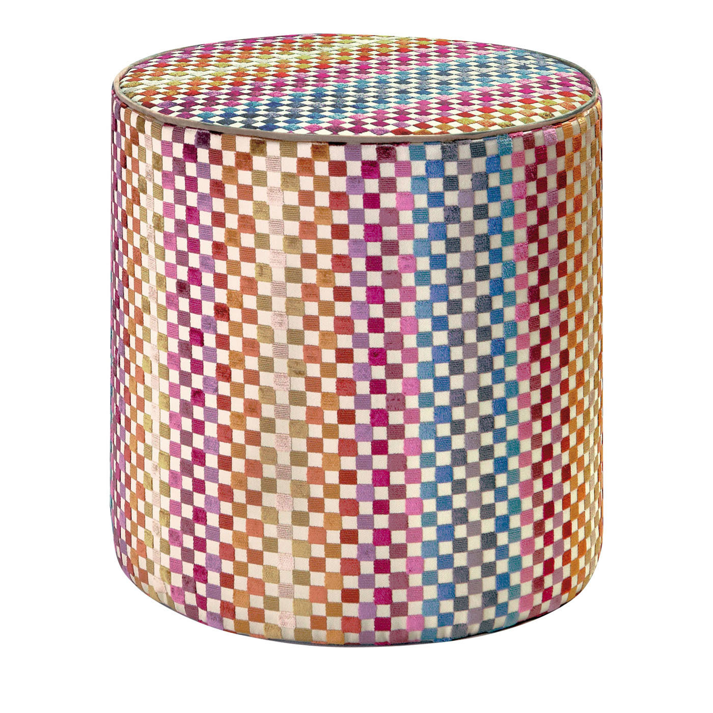 Maseko Multicolor cylinder pouf #2 - Missoni Home Collection