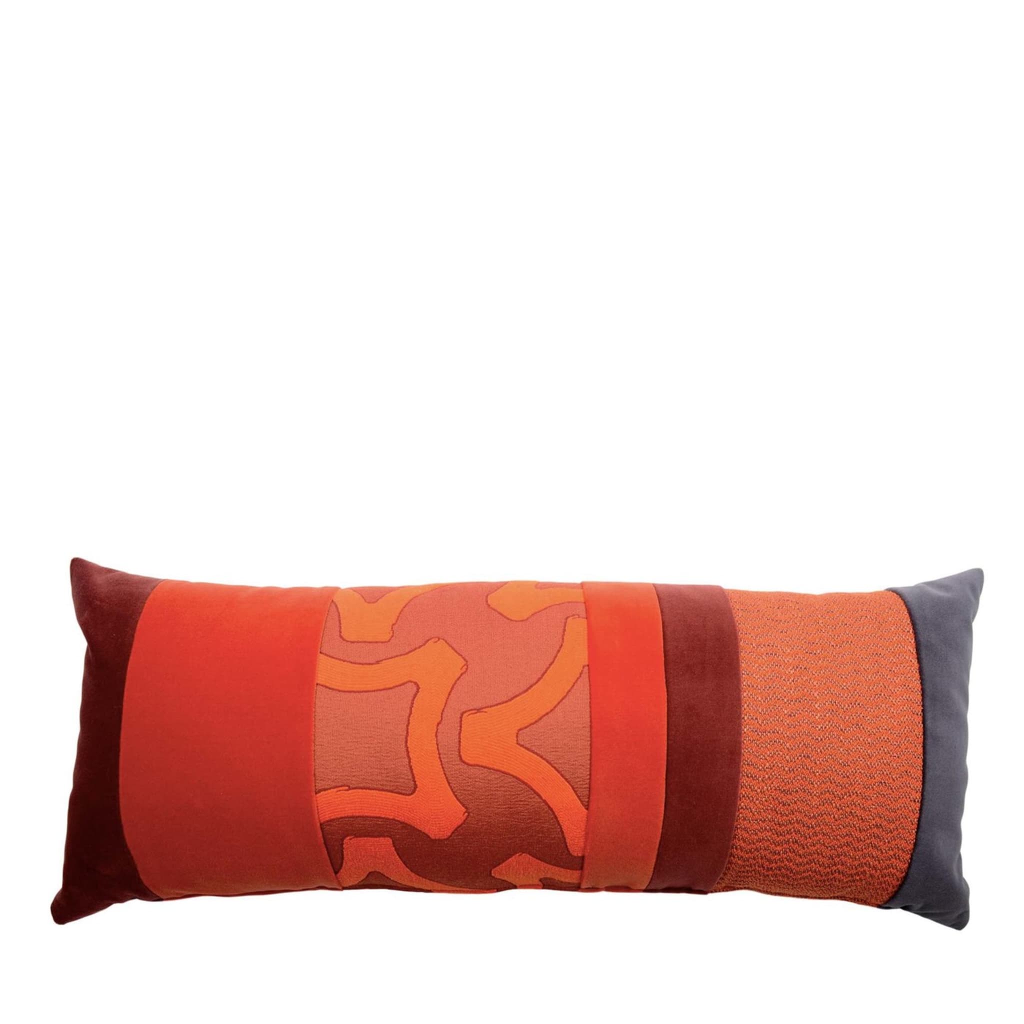 Orange Rectangular Baguette Cushion - Main view