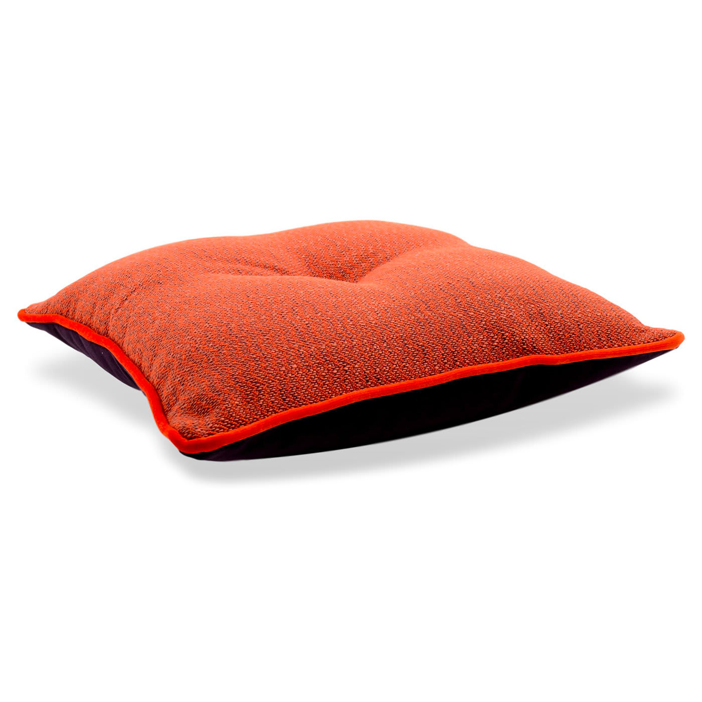 Carrè Tufted Orange Cushion - l'Opificio
