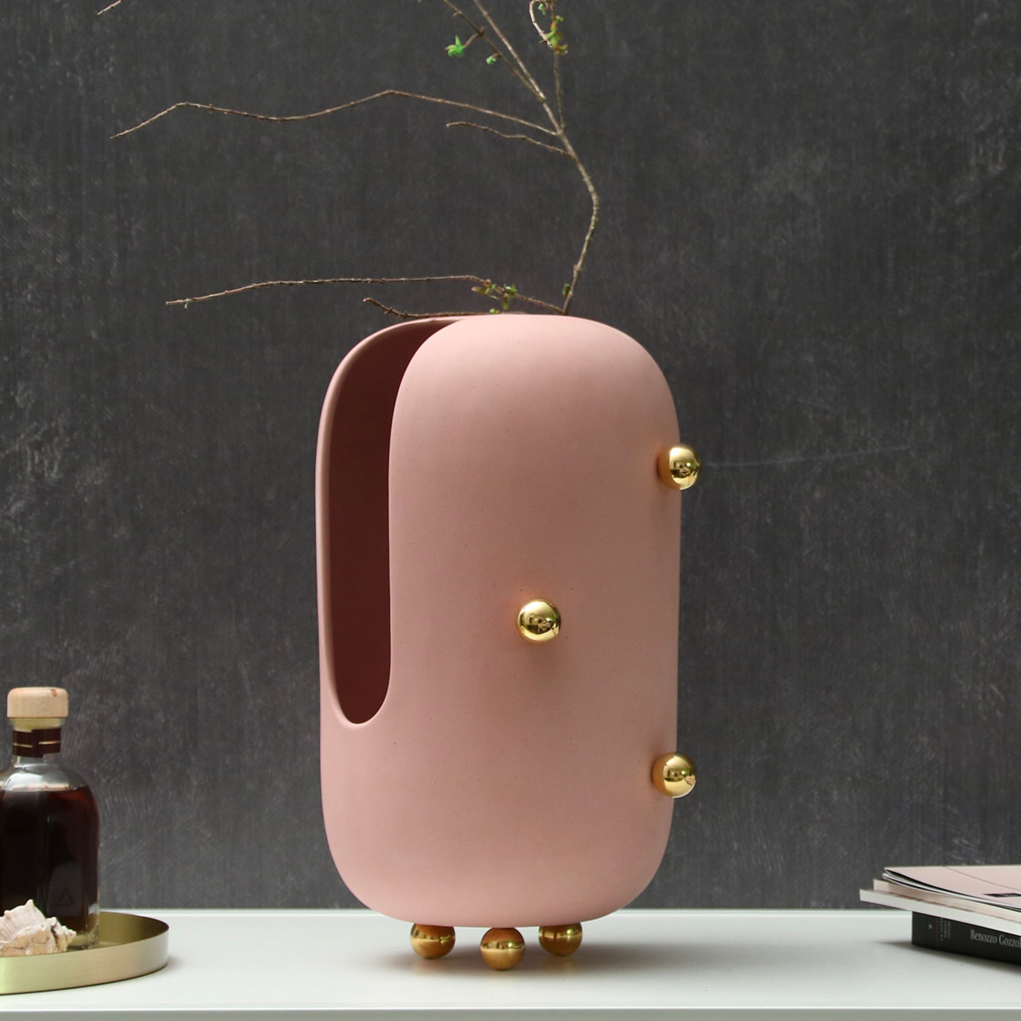 Anfora Small Pink Vase - Alternative view 1