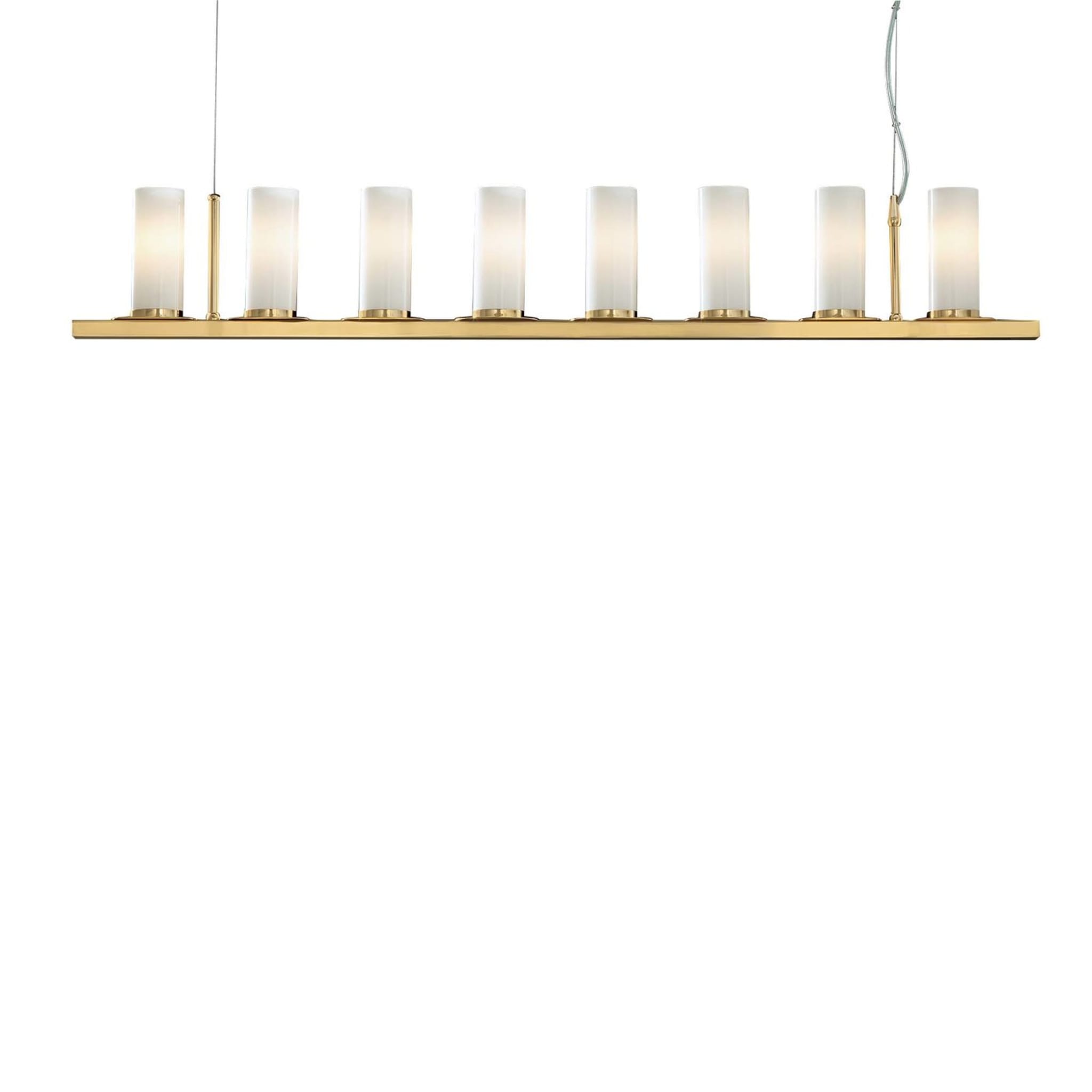 Roxanne Gold Linear Suspension Lamp - Vue principale