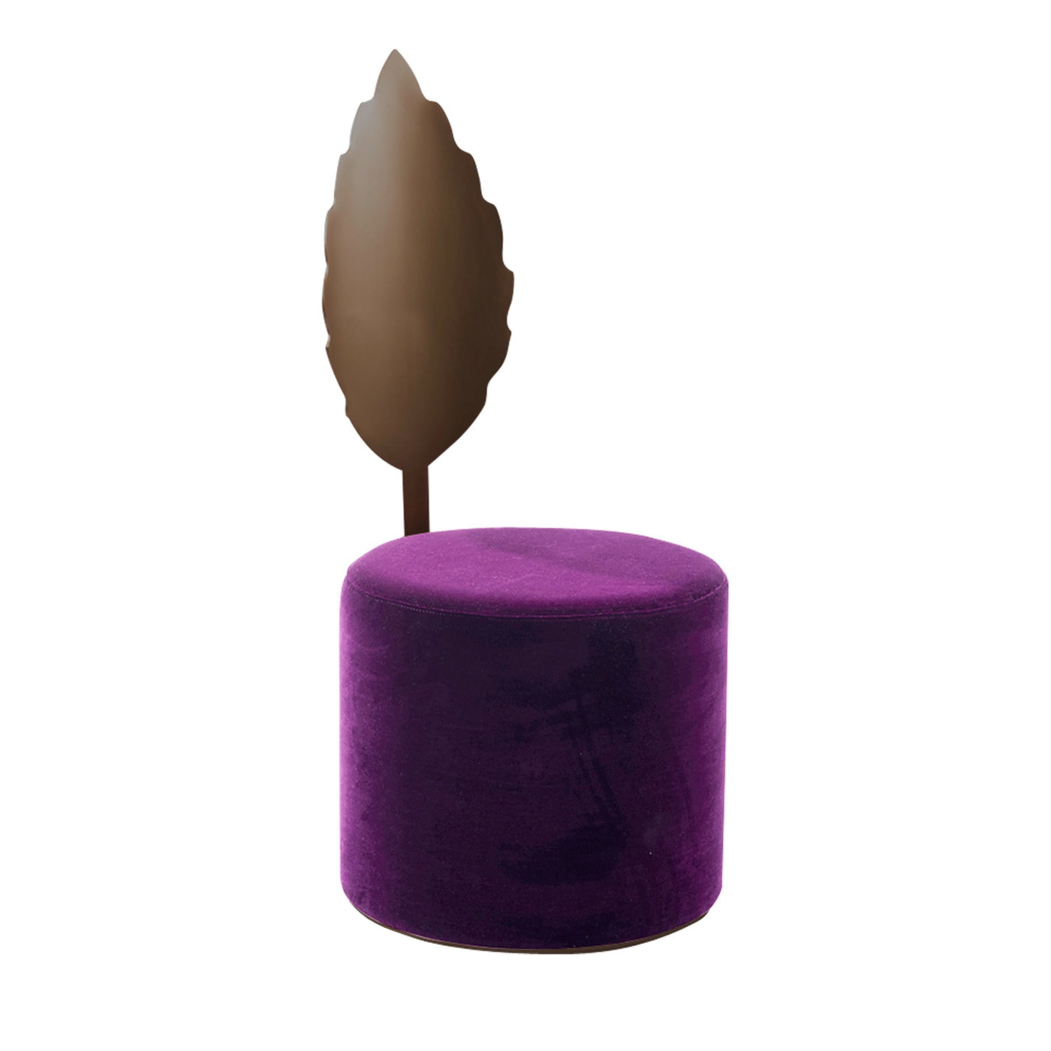 Holly Purple Pouf #1 by Artefatto Design Studio - Main view