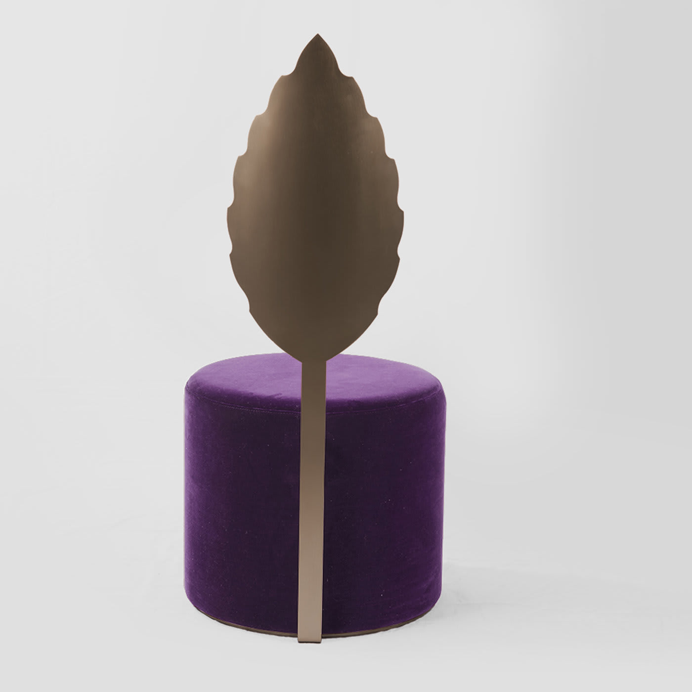 Holly Purple Pouf #1 by Artefatto Design Studio - Secolo