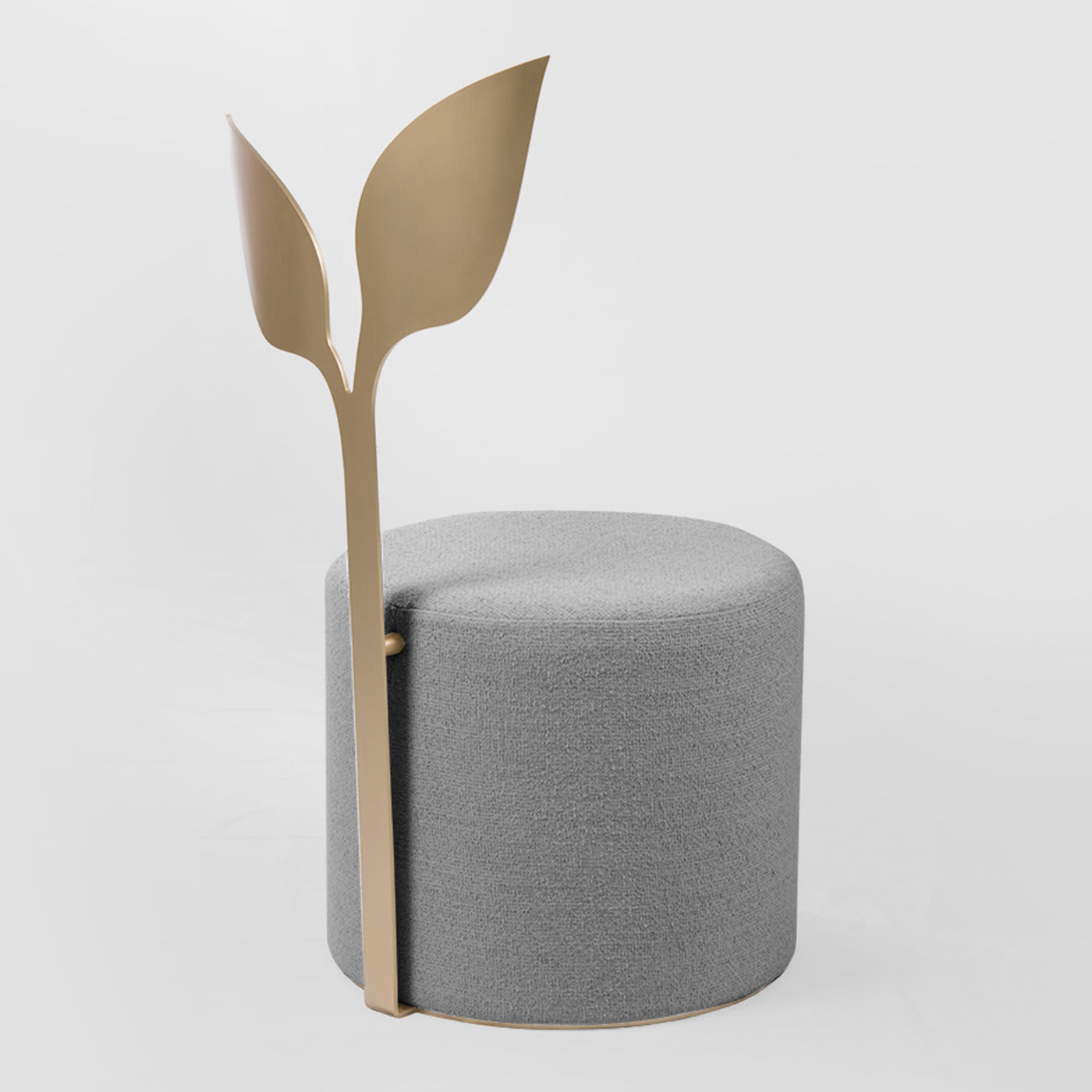 Ivy Grey Pouf by Artefatto Design Studio - Secolo