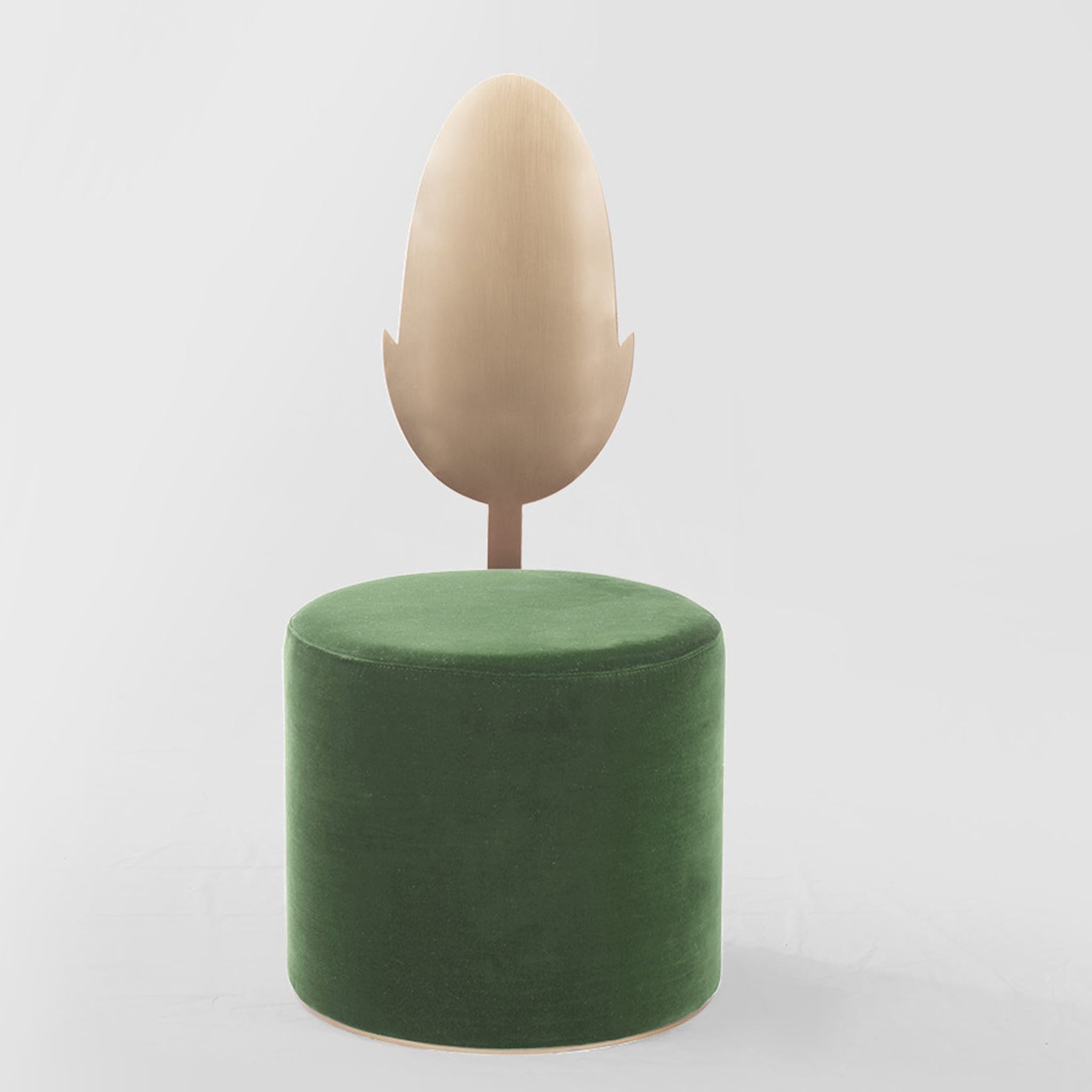 Jasmine Green Pouf by Artefatto Design Studio - Alternative view 1