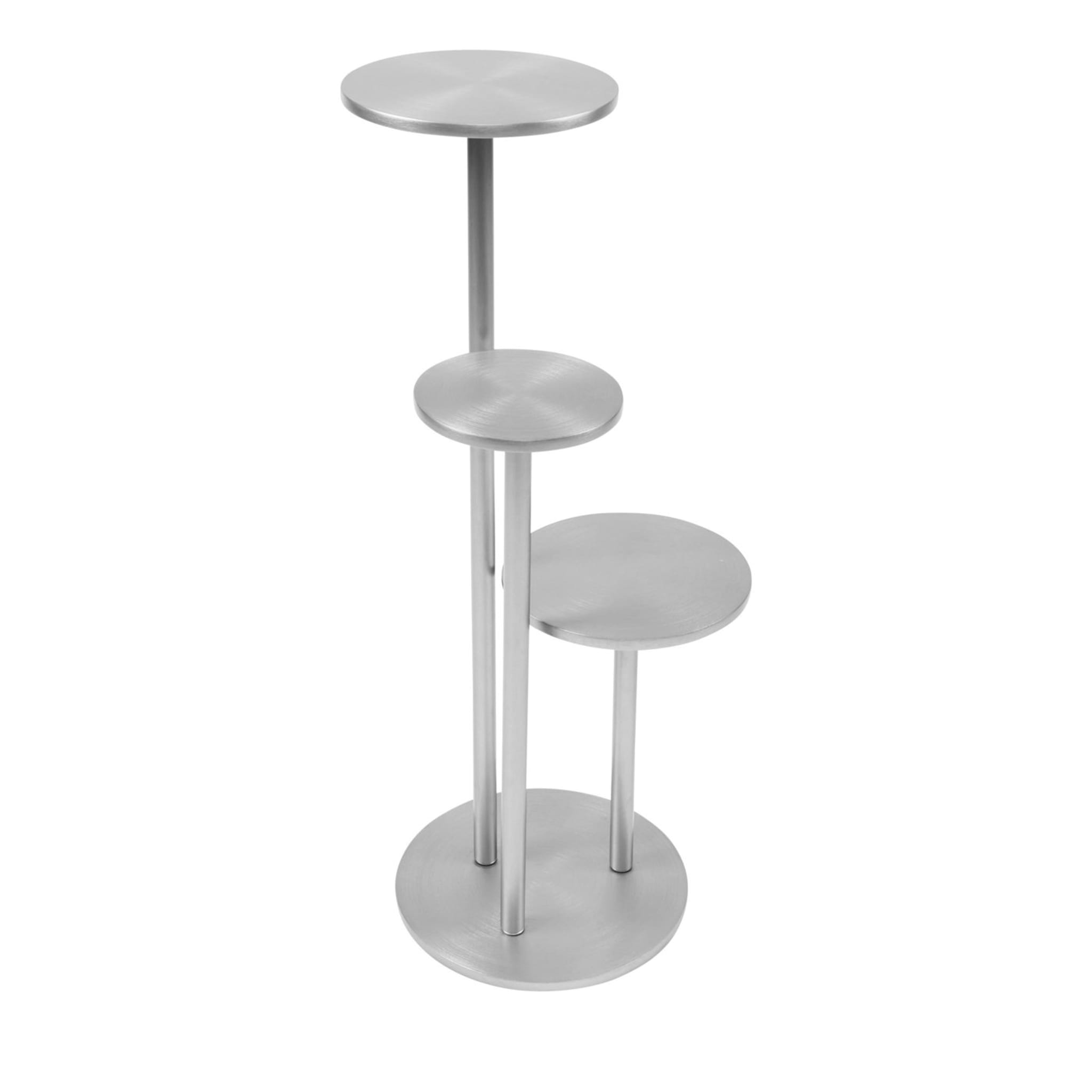 Orion Side Table in Aluminium - Main view