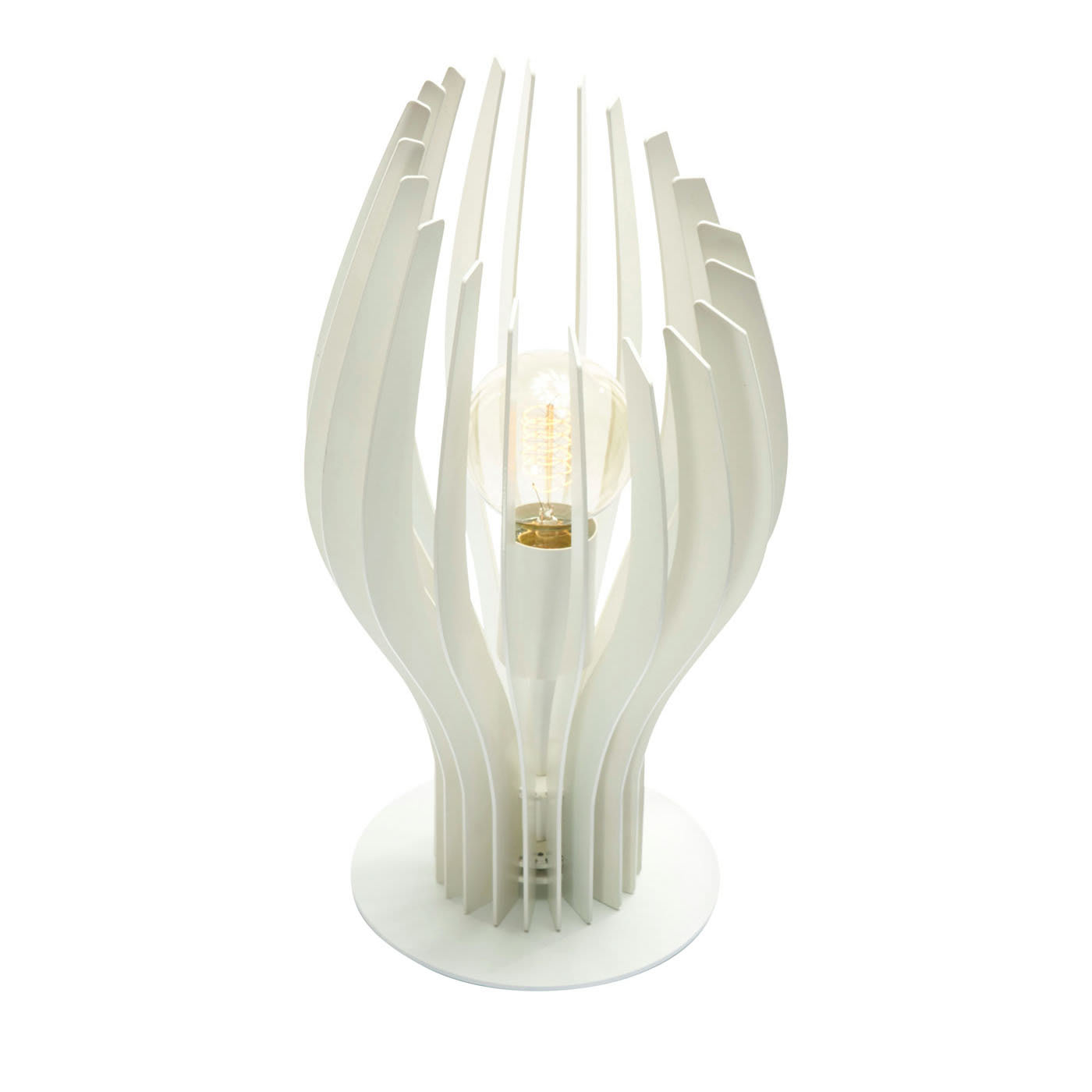 Slice-s White Table Lamp by Mariam Ayvazyan - Zava Luce