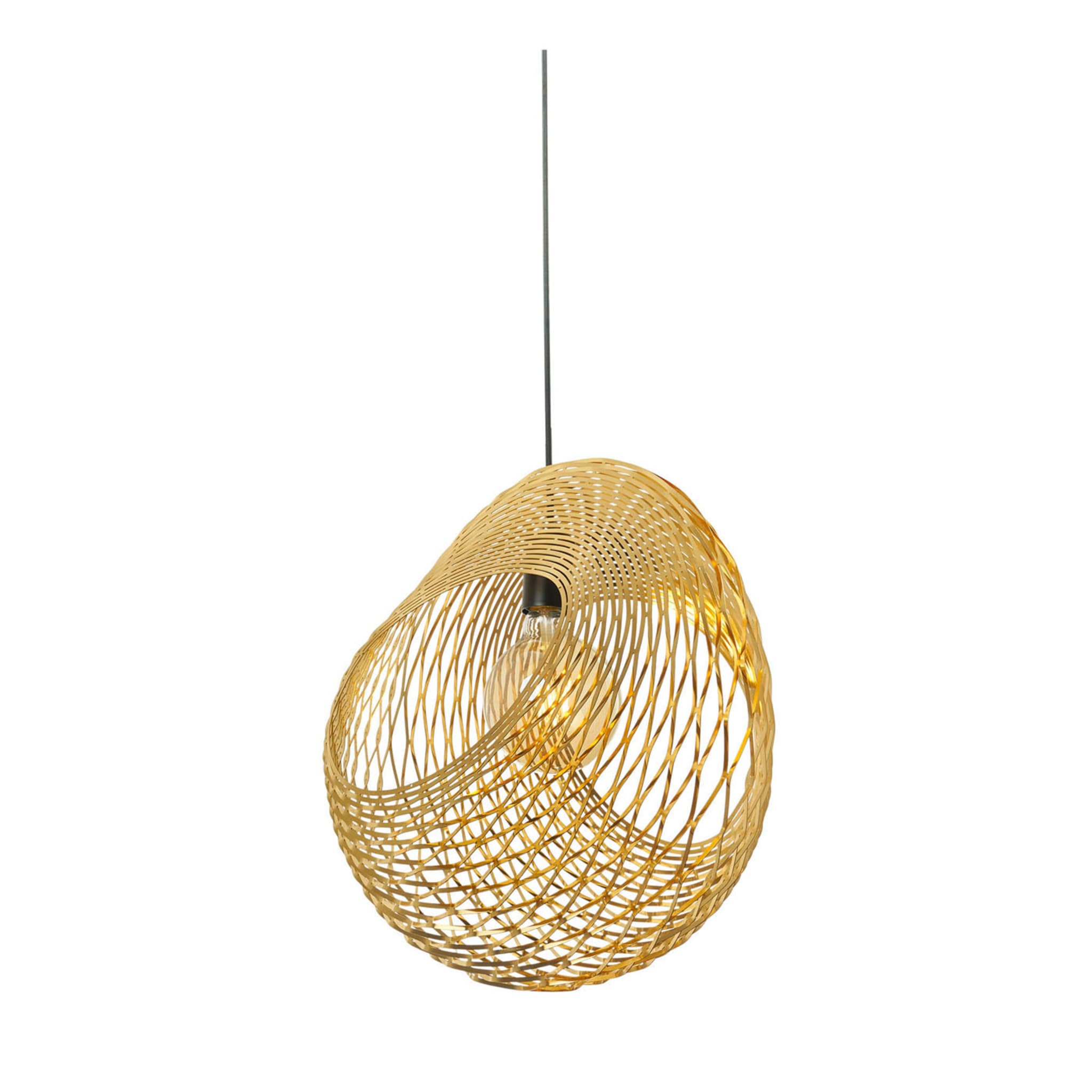 Net Gold Pendant Lamp by Paolo Ulian - Main view