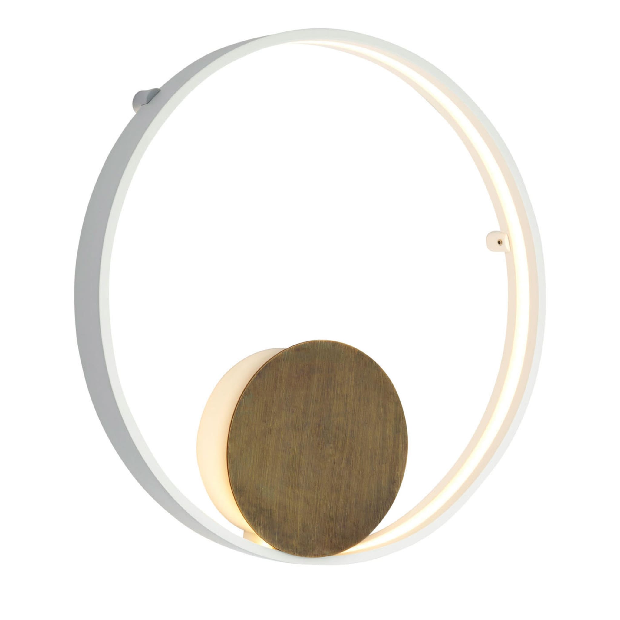 Rings White Wall Lamp by Valerio Cometti - V12 Design - Main view