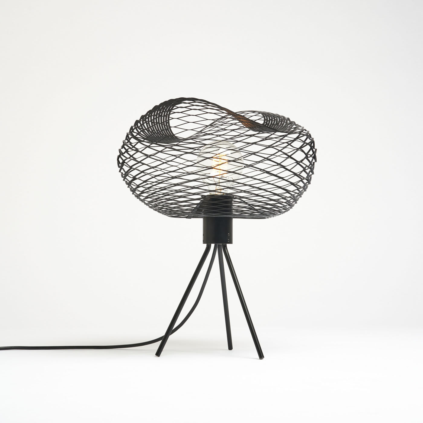 Net Black Table Lamp by Paolo Ulian - Zava Luce