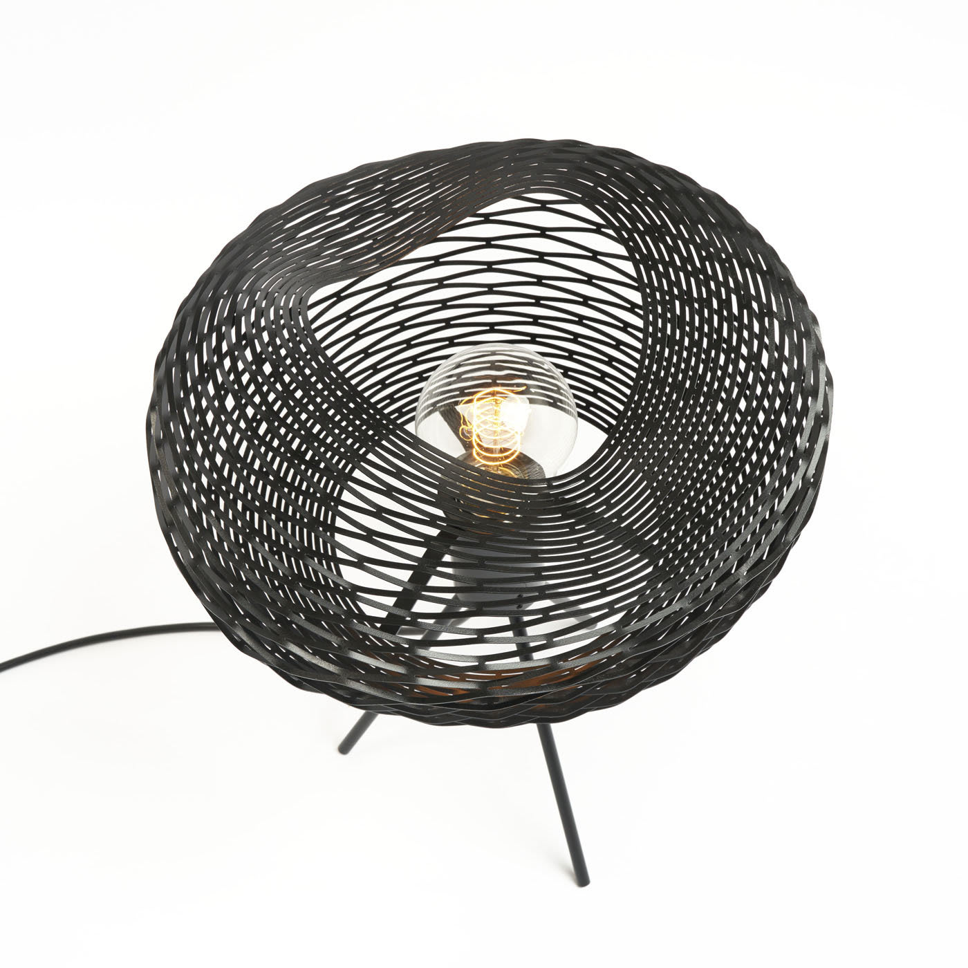 Net Black Table Lamp by Paolo Ulian - Zava Luce