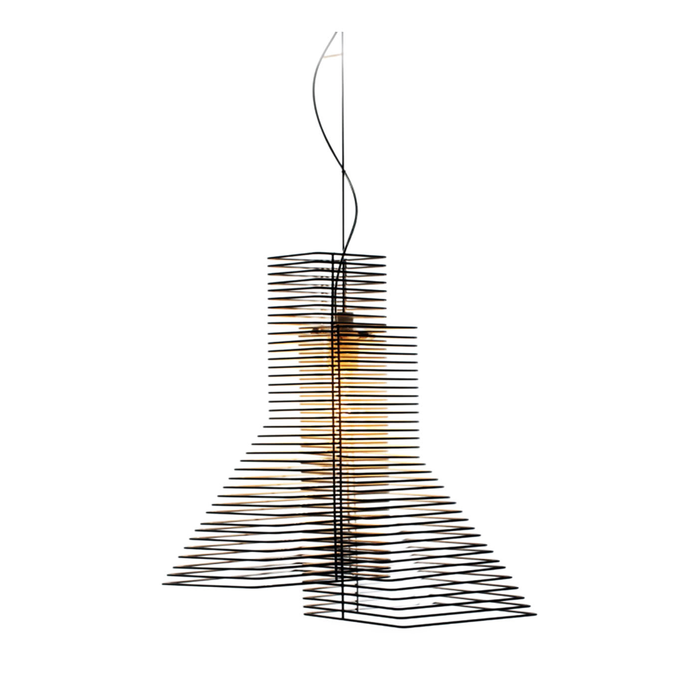 Grown Black Pendant Lamp by Delineodesign - Zava Luce