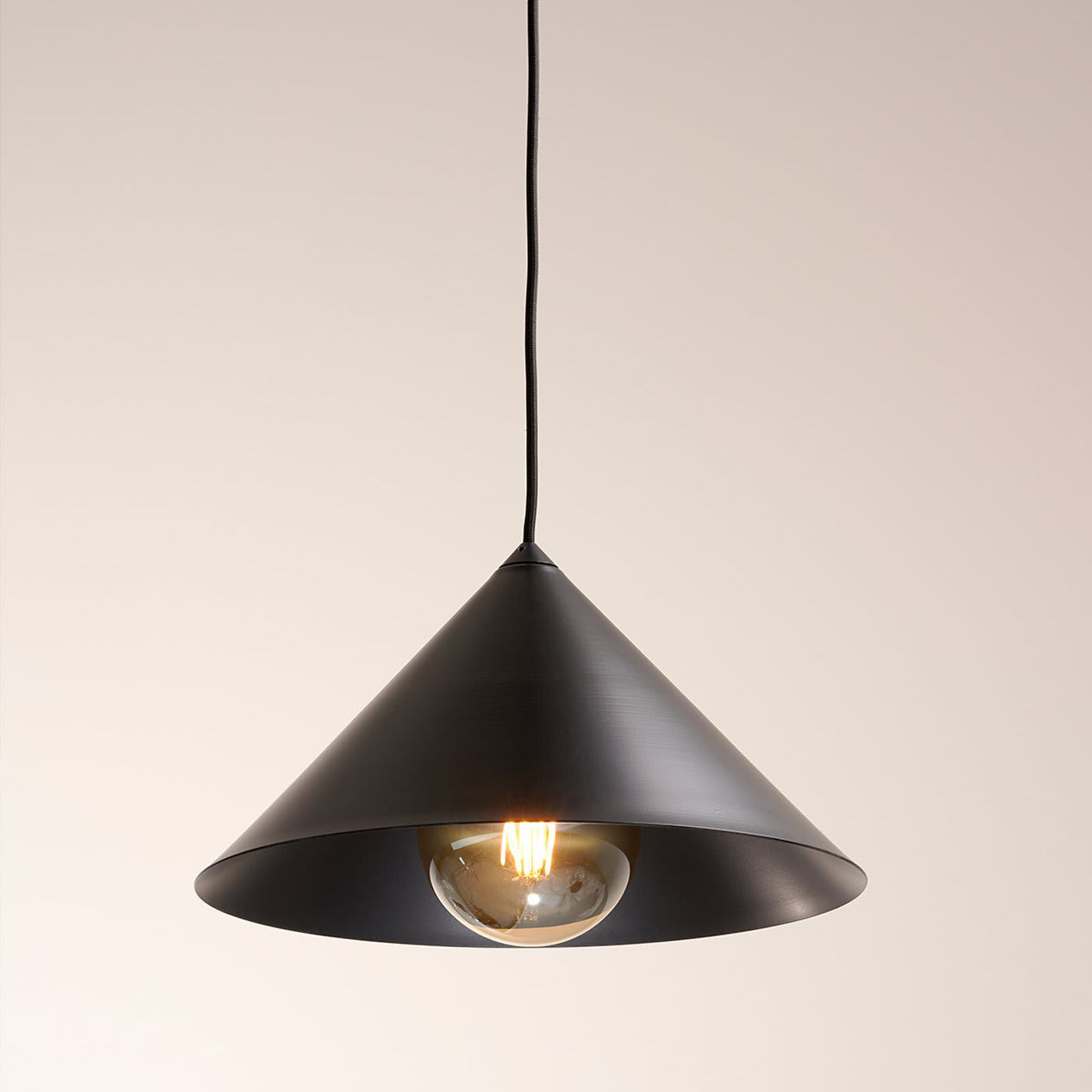 Jeena Black Pendant Lamp by Franco Zavarise - Zava Luce