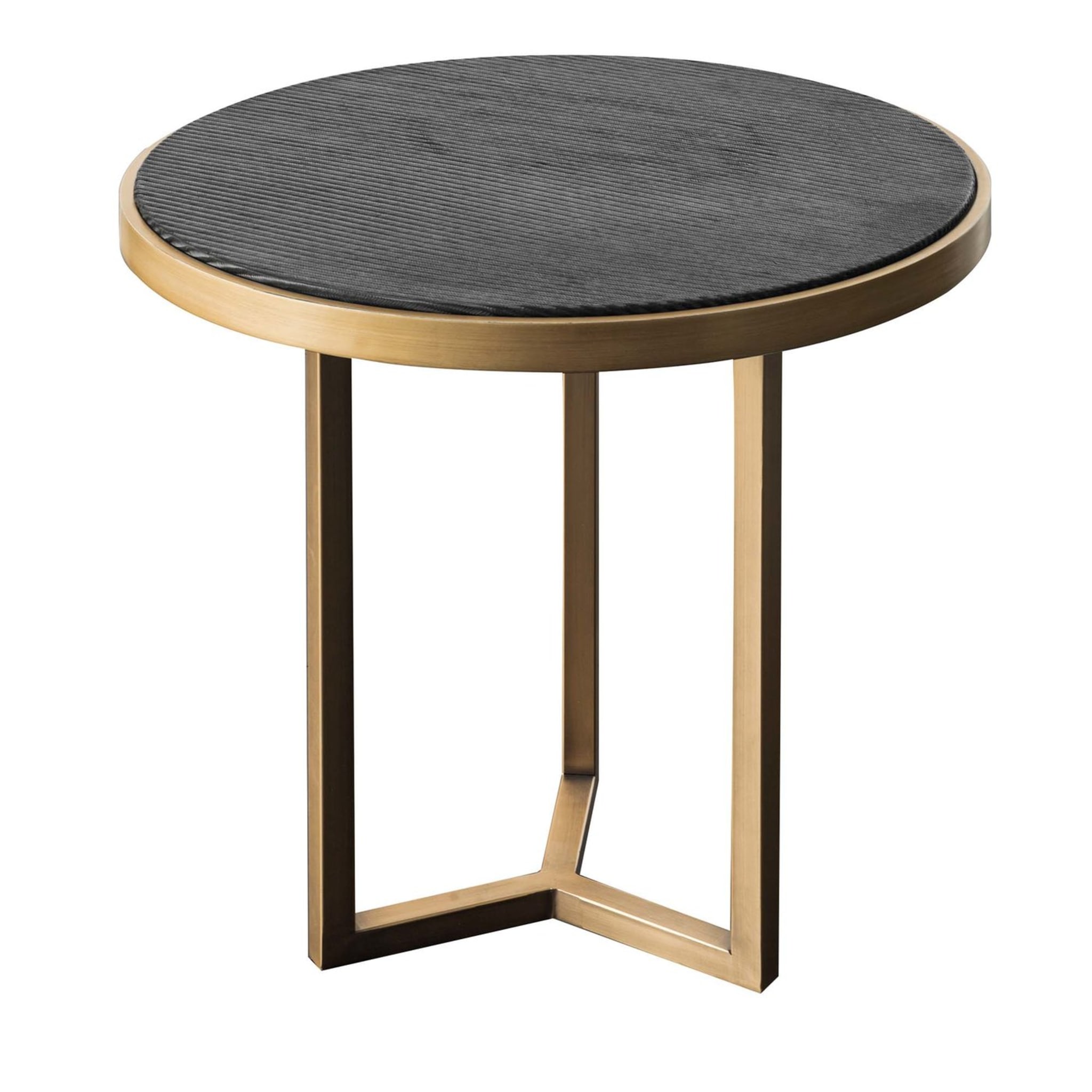 Romeo Black and Gold Side Table - Main view