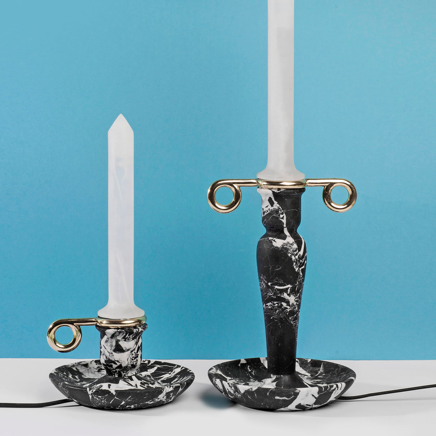 Bugia Black Marble Table Lamp - StoneLab Design