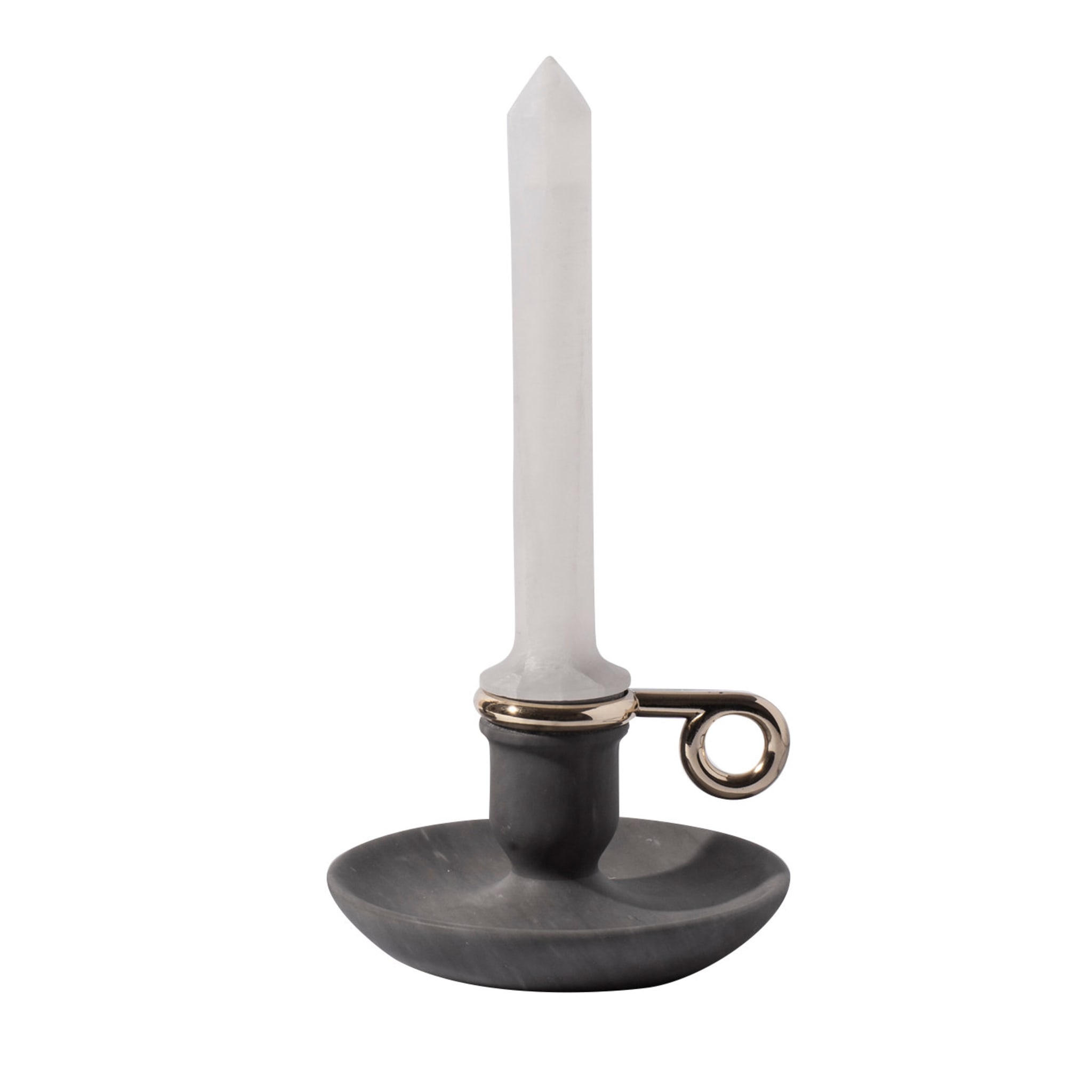 Bugia Bardiglio Imperial and Onyx Table Lamp - Main view