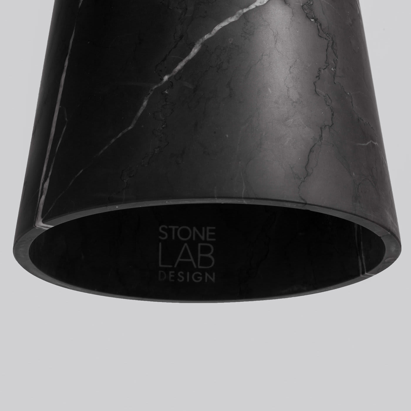 Mercurio Black Marquina Marble Table Lamp - StoneLab Design
