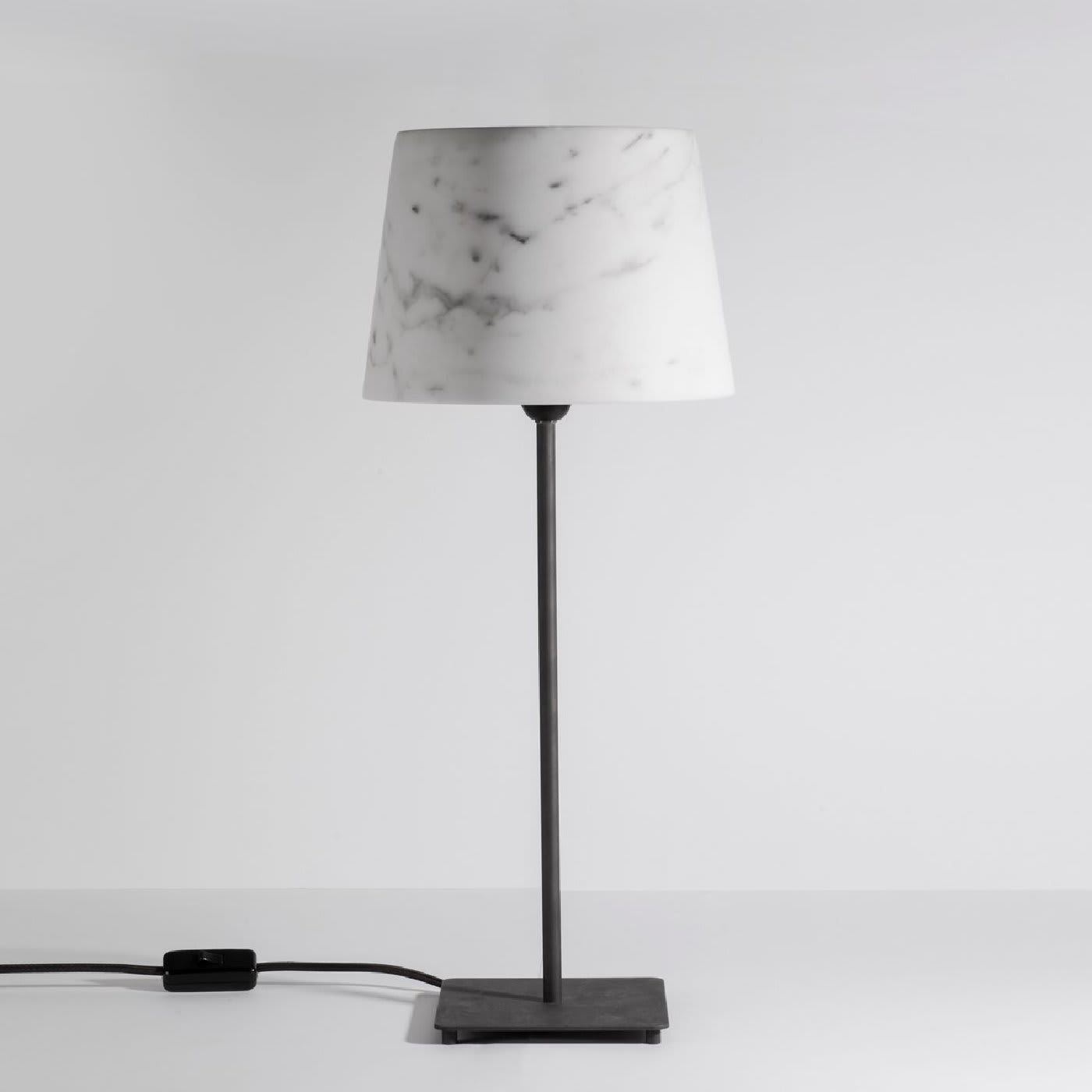 Gioia White Carrara Marble Table Lamp - StoneLab Design