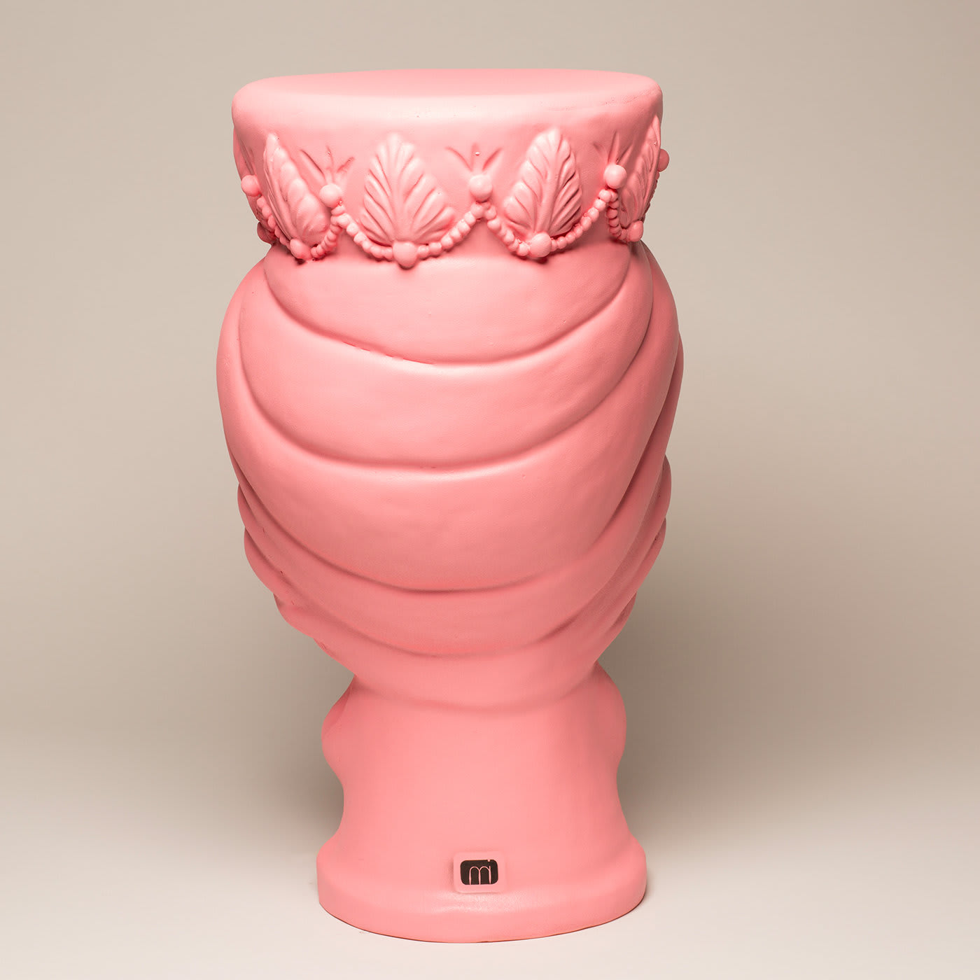 La Mora Pink Stool/Small Table - Millesimi