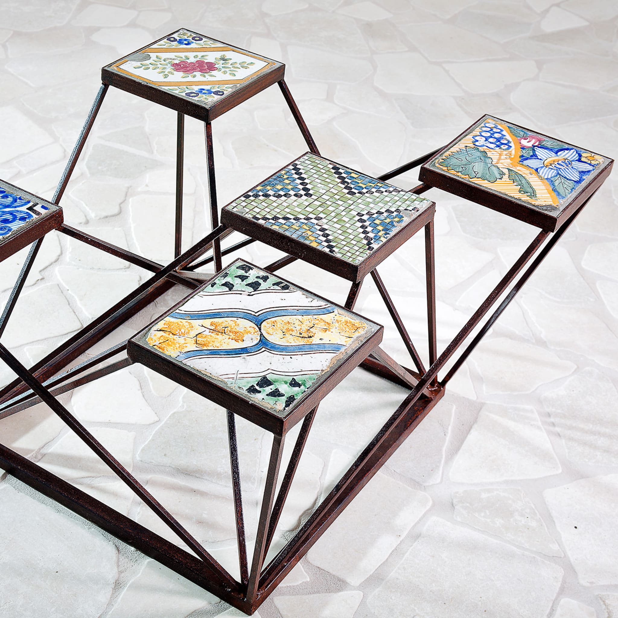 Quintet Ensemble Pedestal Table - Alternative view 2