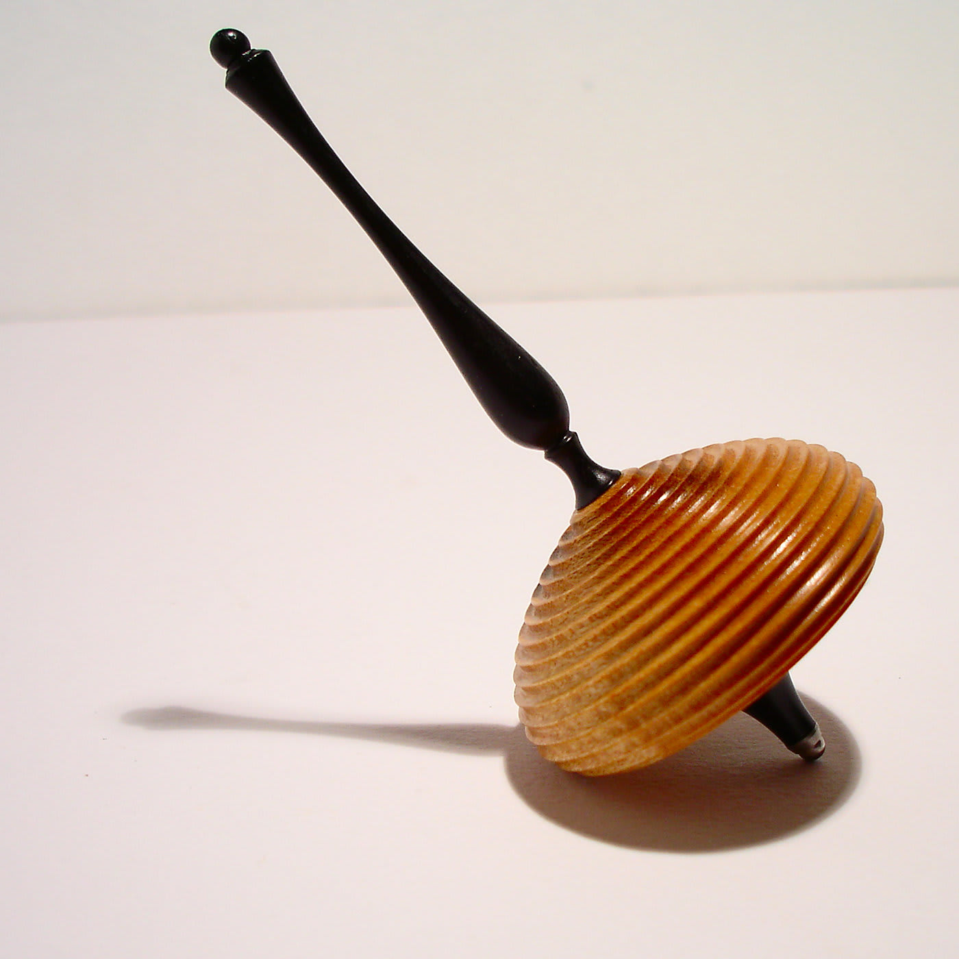 Ebony and Maple Spinning Top #2 - Mauro Sarti