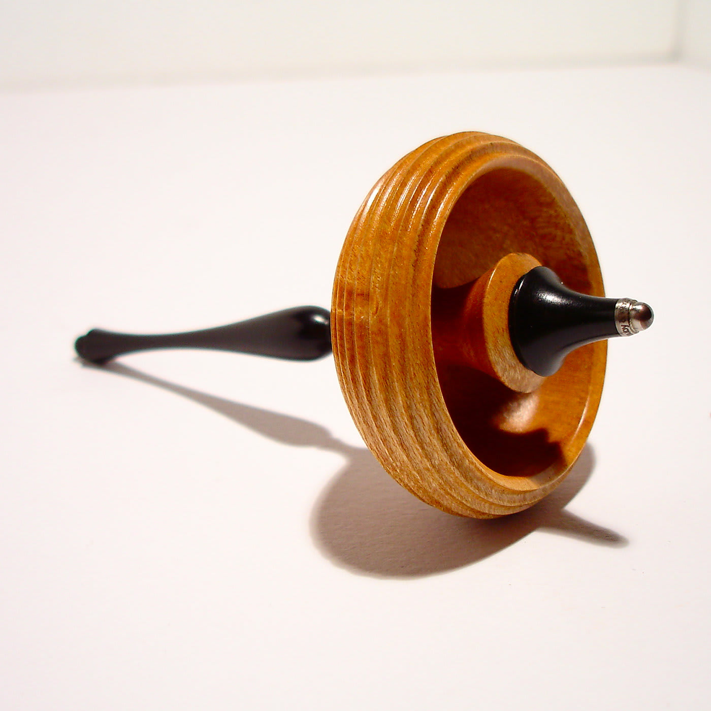 Ebony and Maple Spinning Top #2 - Mauro Sarti