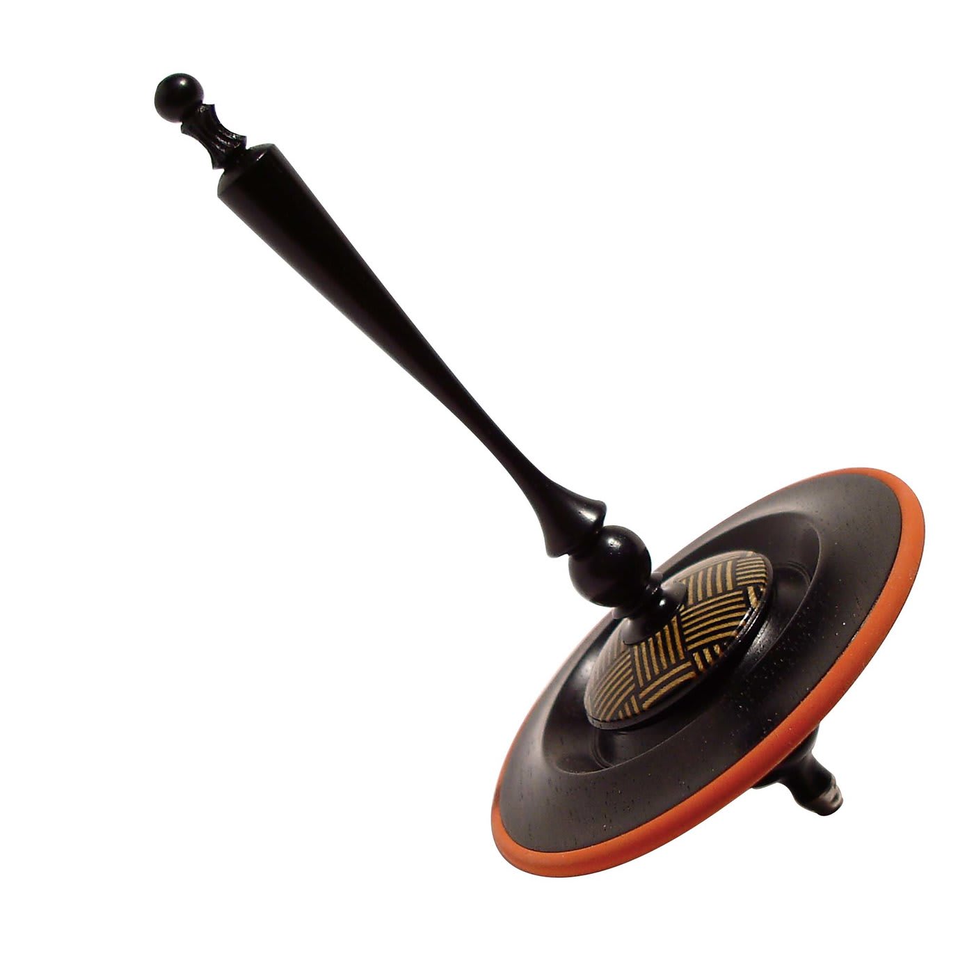 Spinning Top in Ebony with Maple and Erable Inlays Mauro Sarti | Artemest