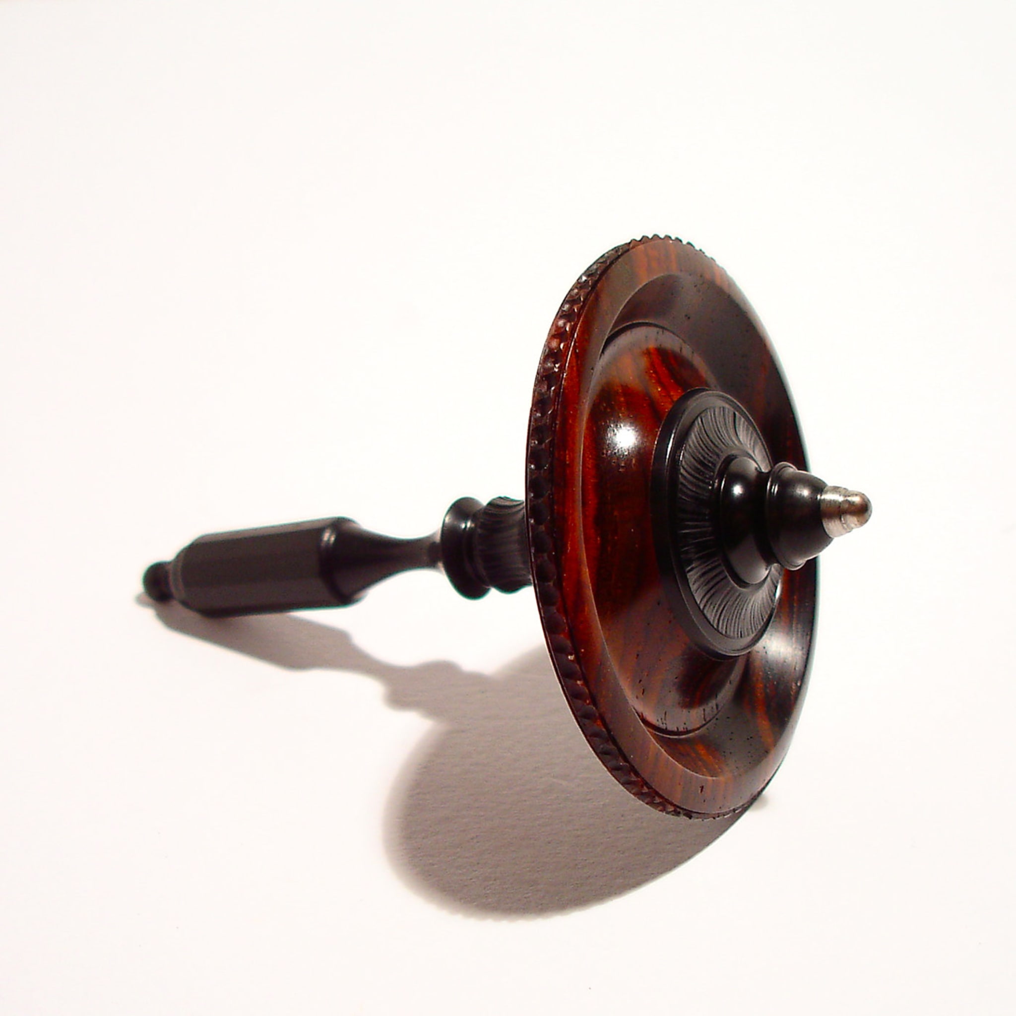 Ebony and Cocobolo Spinning Top - Alternative view 2
