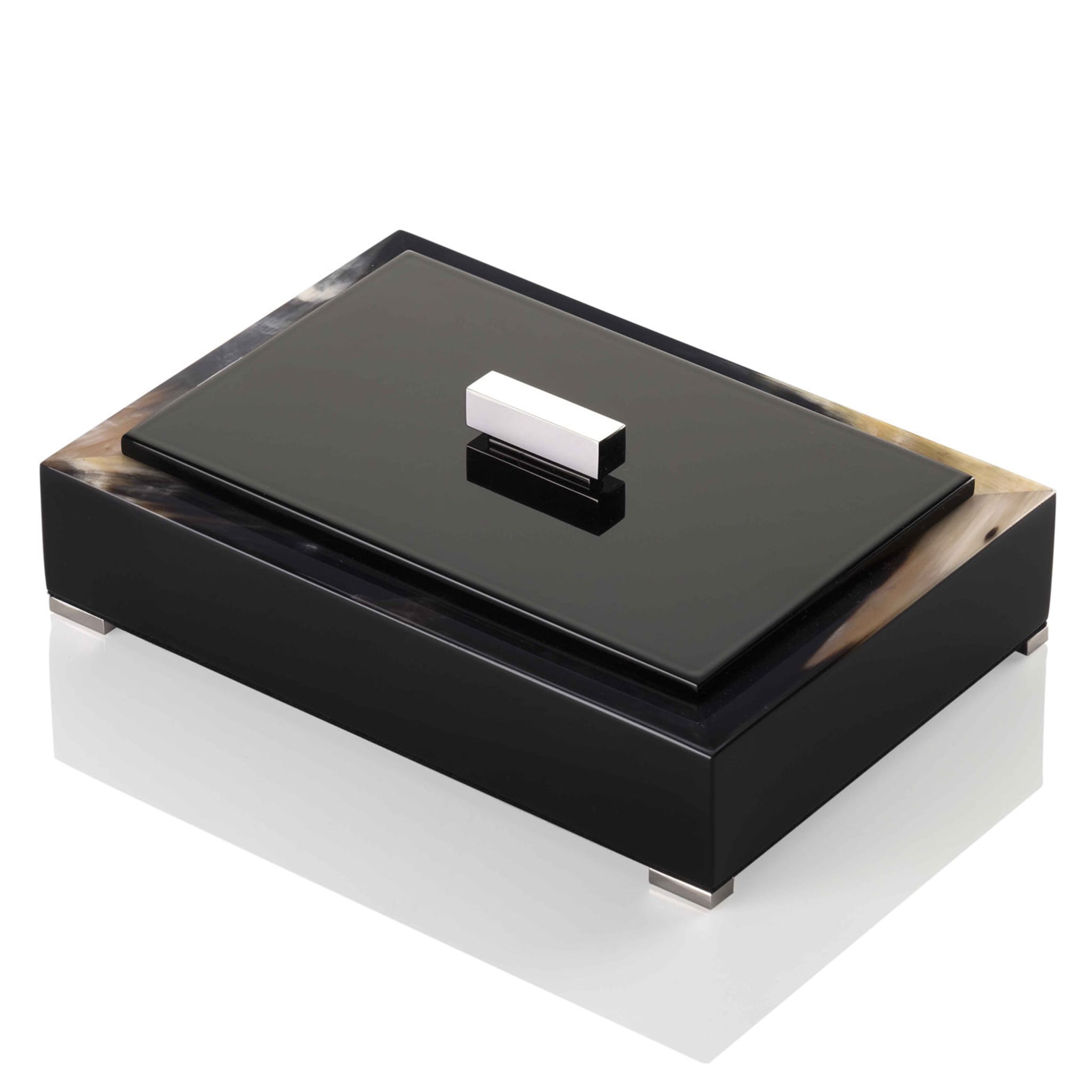 Scatola portaoggetti nera di piccole dimensioni - Vista alternativa 1