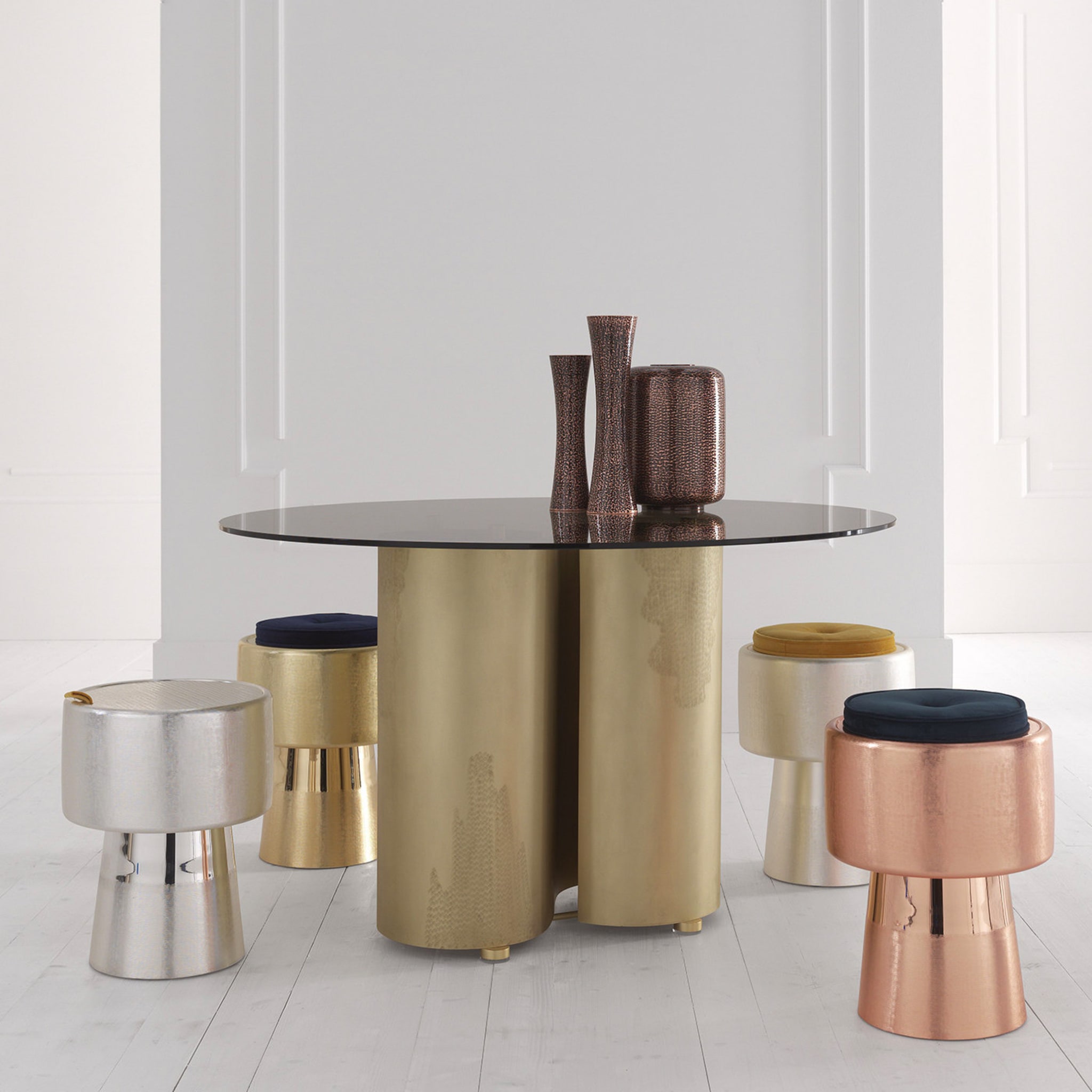 Tappo Bronze Stool by NOOII - Alternative view 3
