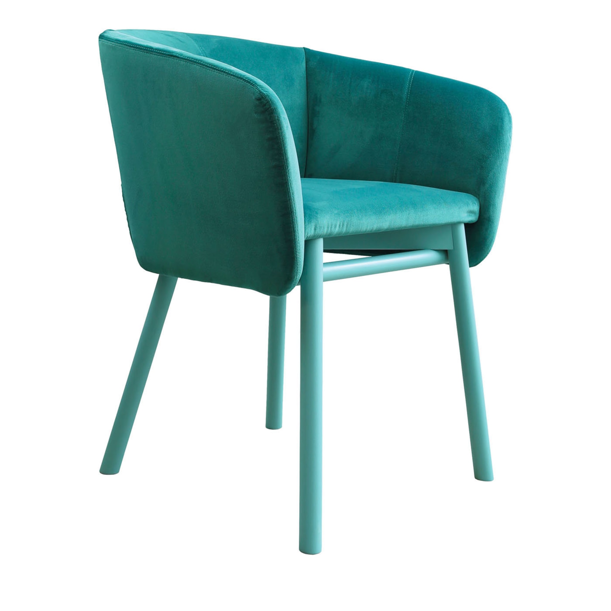 Balù Turquoise Chair by Emilio Nanni - Main view