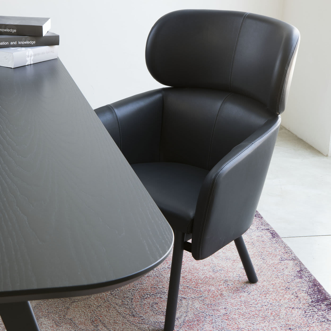 Balù XL Black Chair By Emilio Nanni - TrabA'