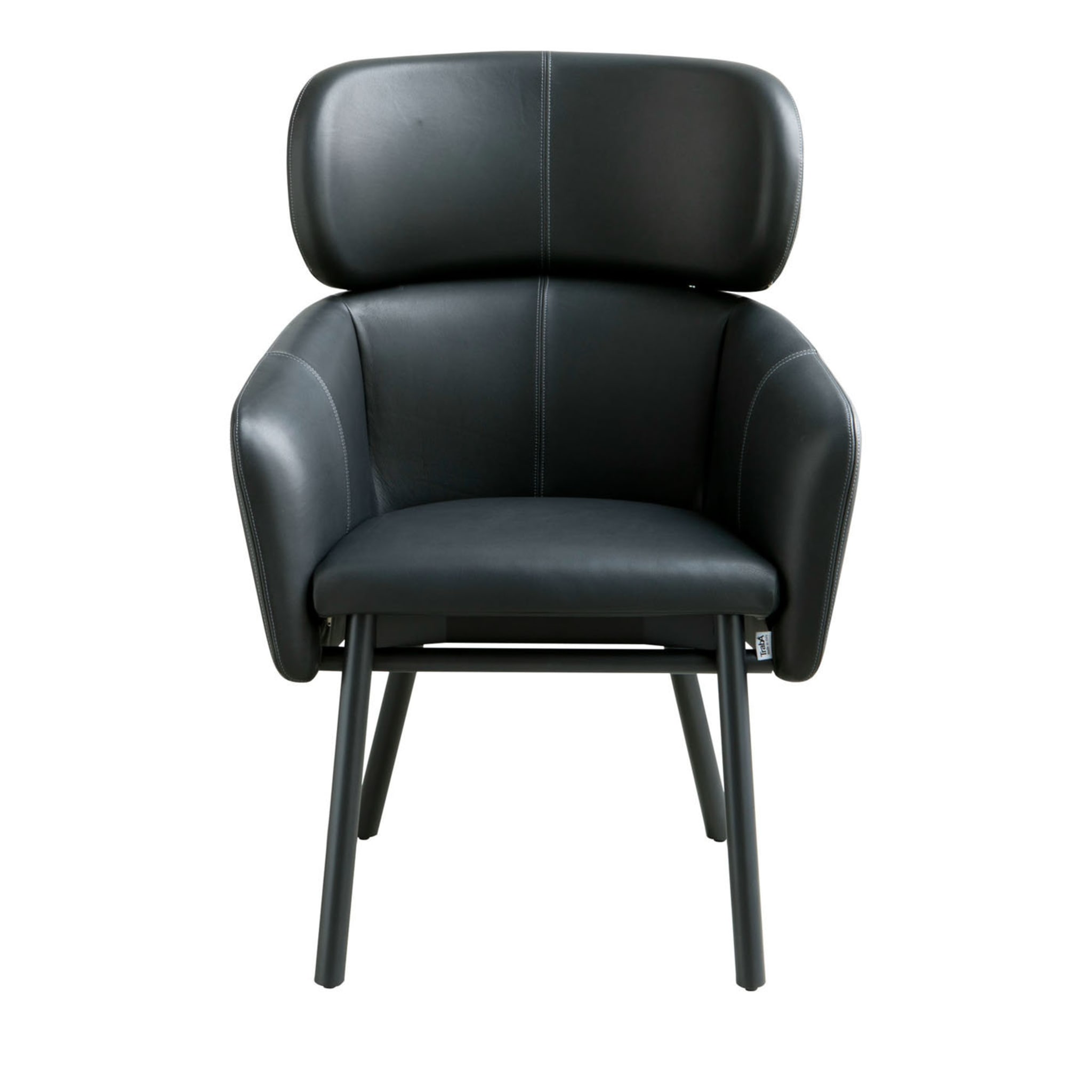 Balù XL Black Tall Chair By Emilio Nanni - Main view
