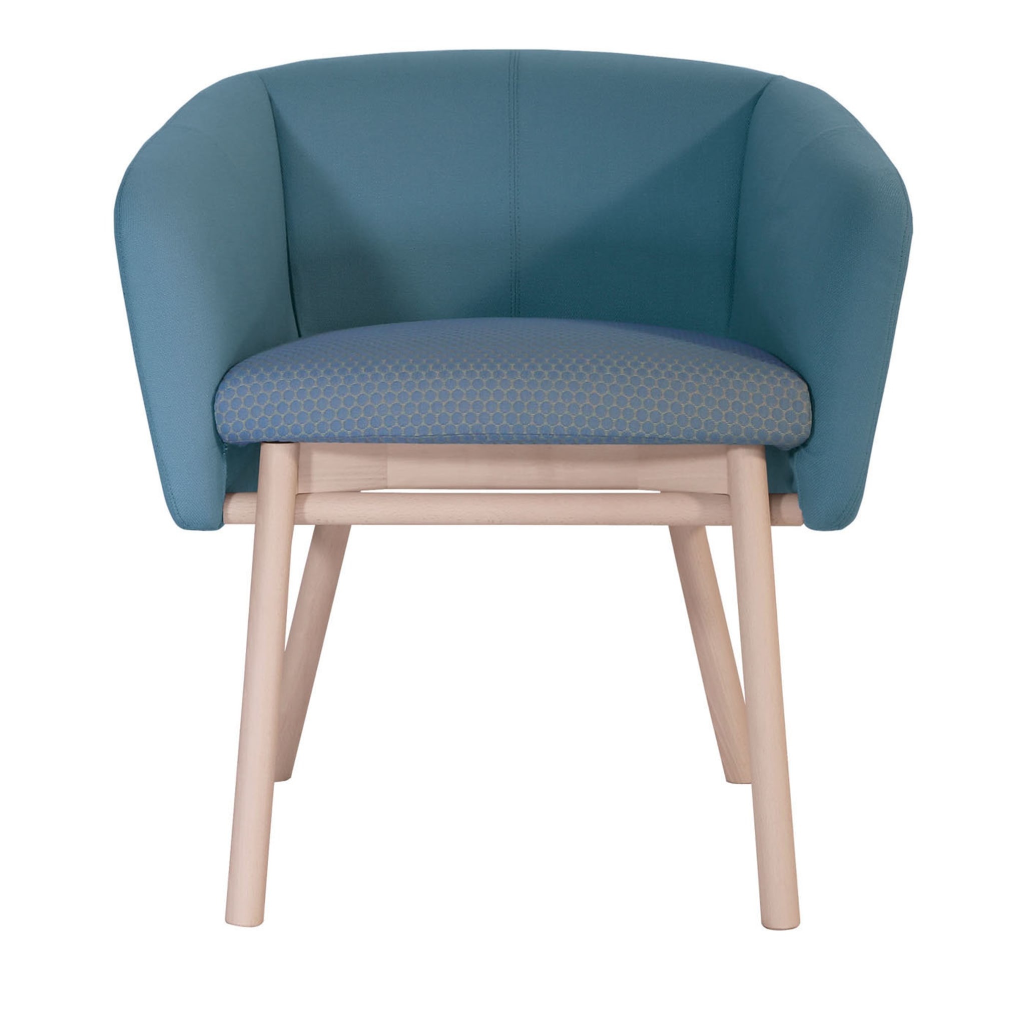 Balù Blauer Stuhl von Emilio Nanni - Hauptansicht