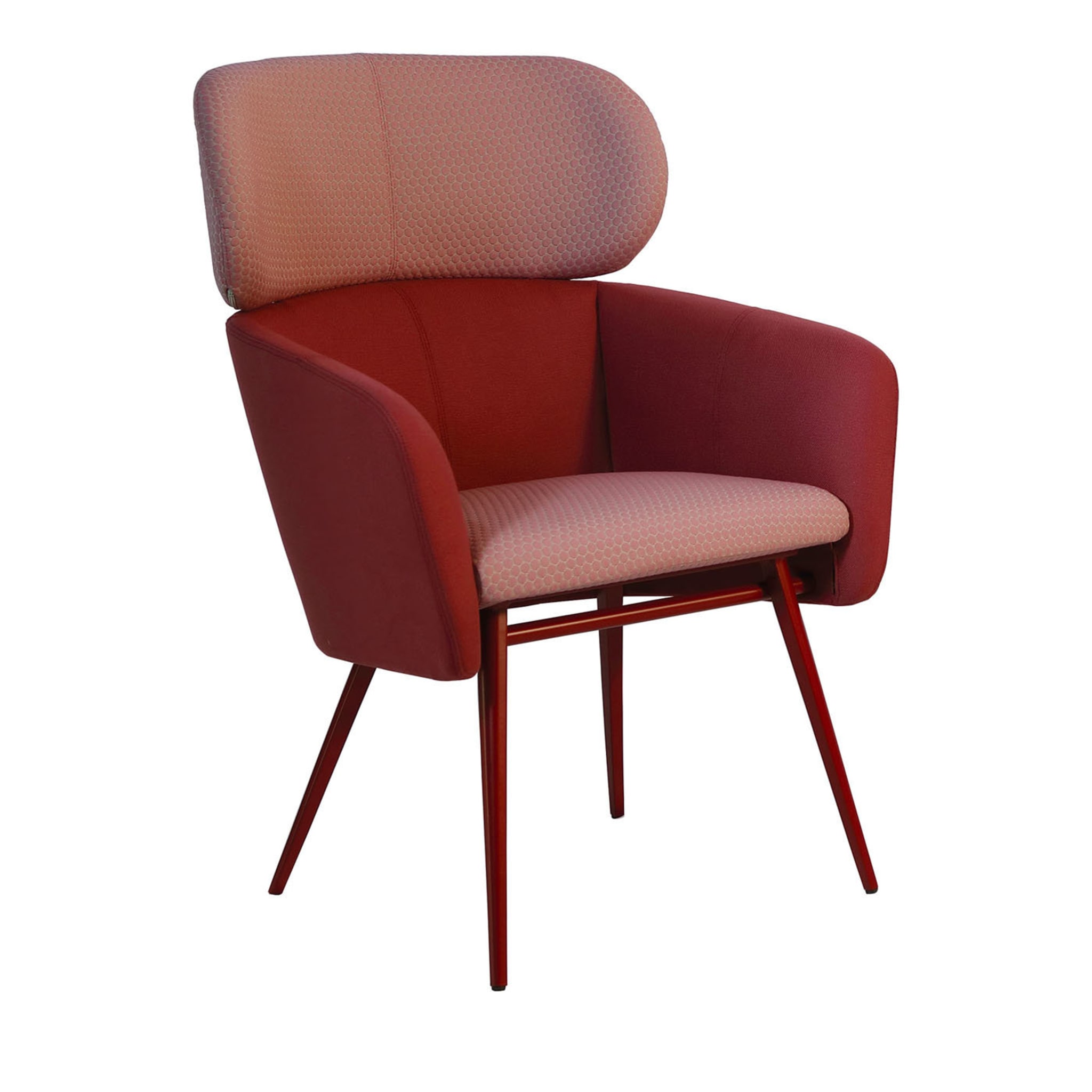 Balù XL Met Burgundy Chair By Emilio Nanni - Main view