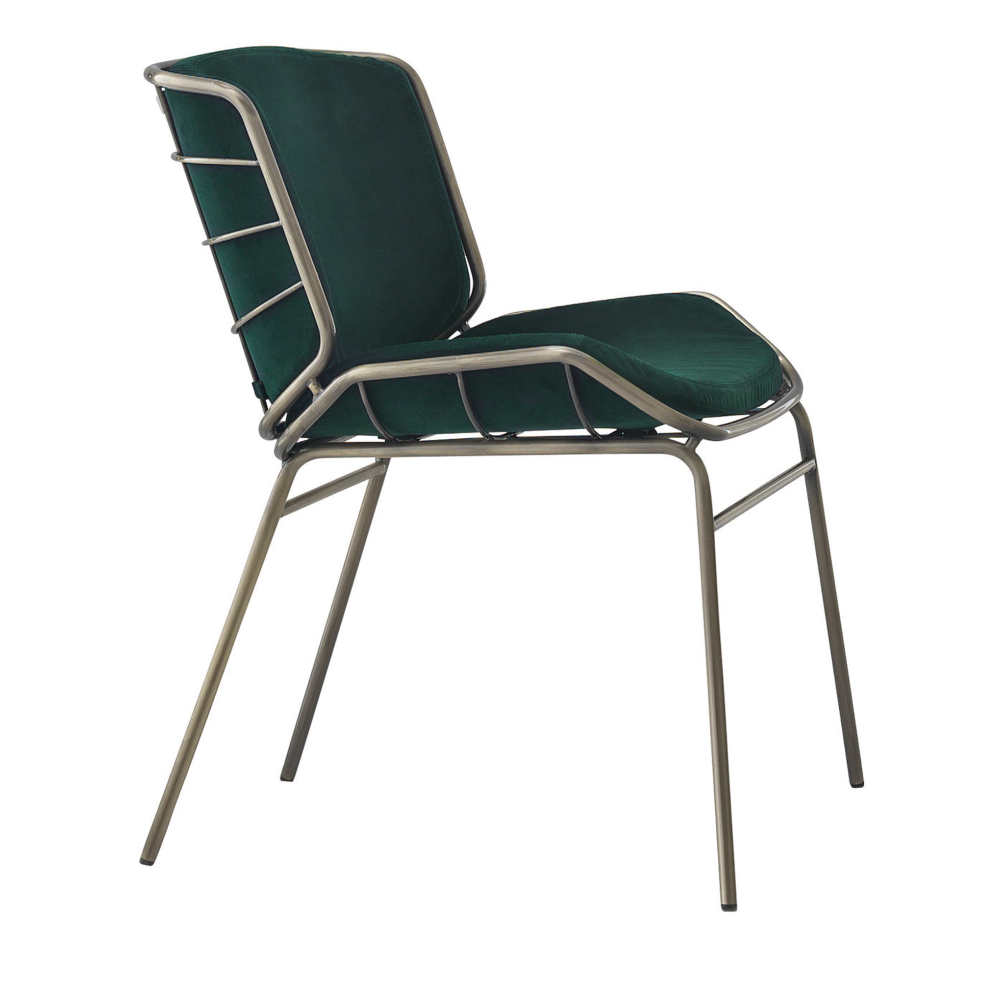 Skin Met Green and Gray Chair By Giacomo Cattani - Main view