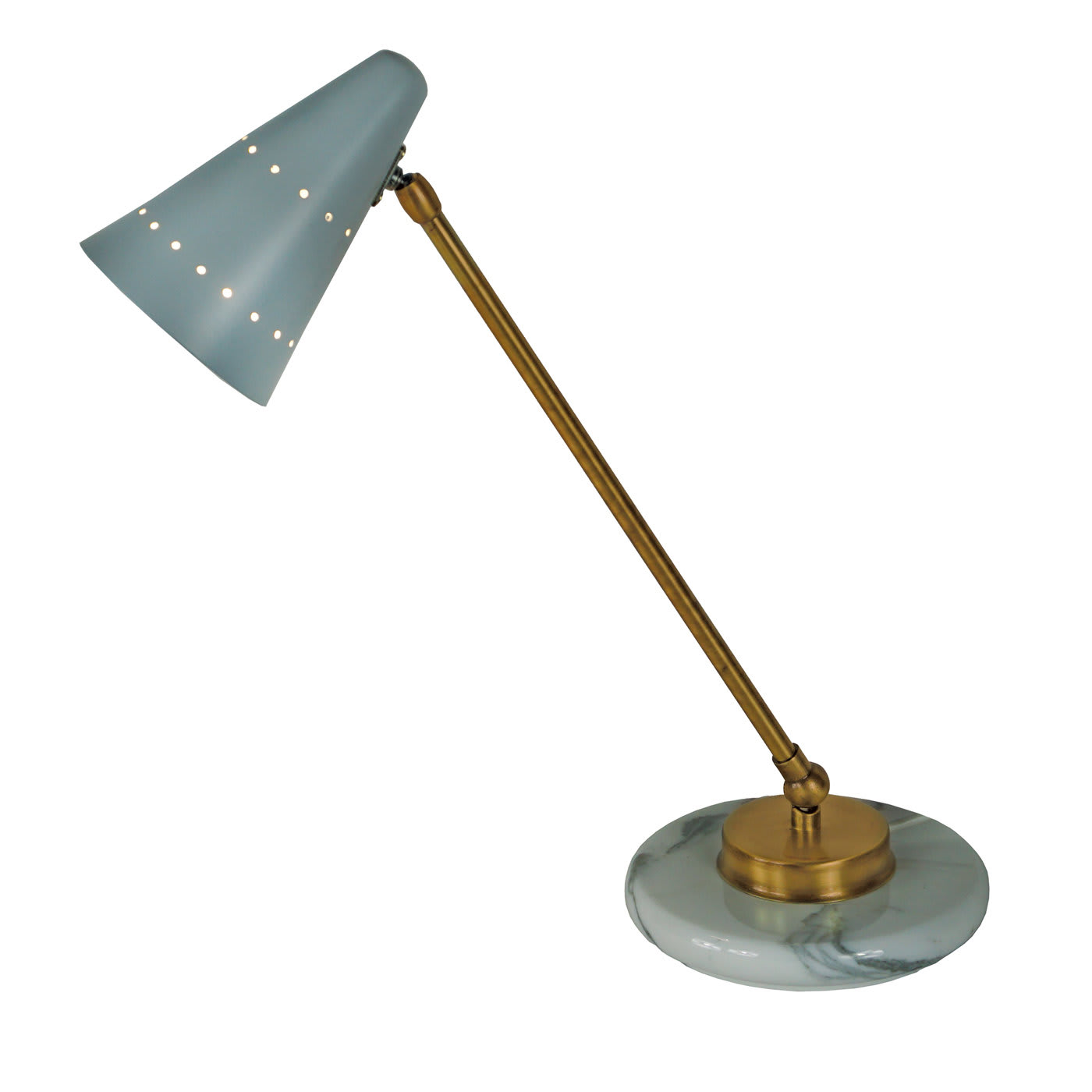 Marble and Brass Nancy Table Lamp by Michele Bönan - Estro