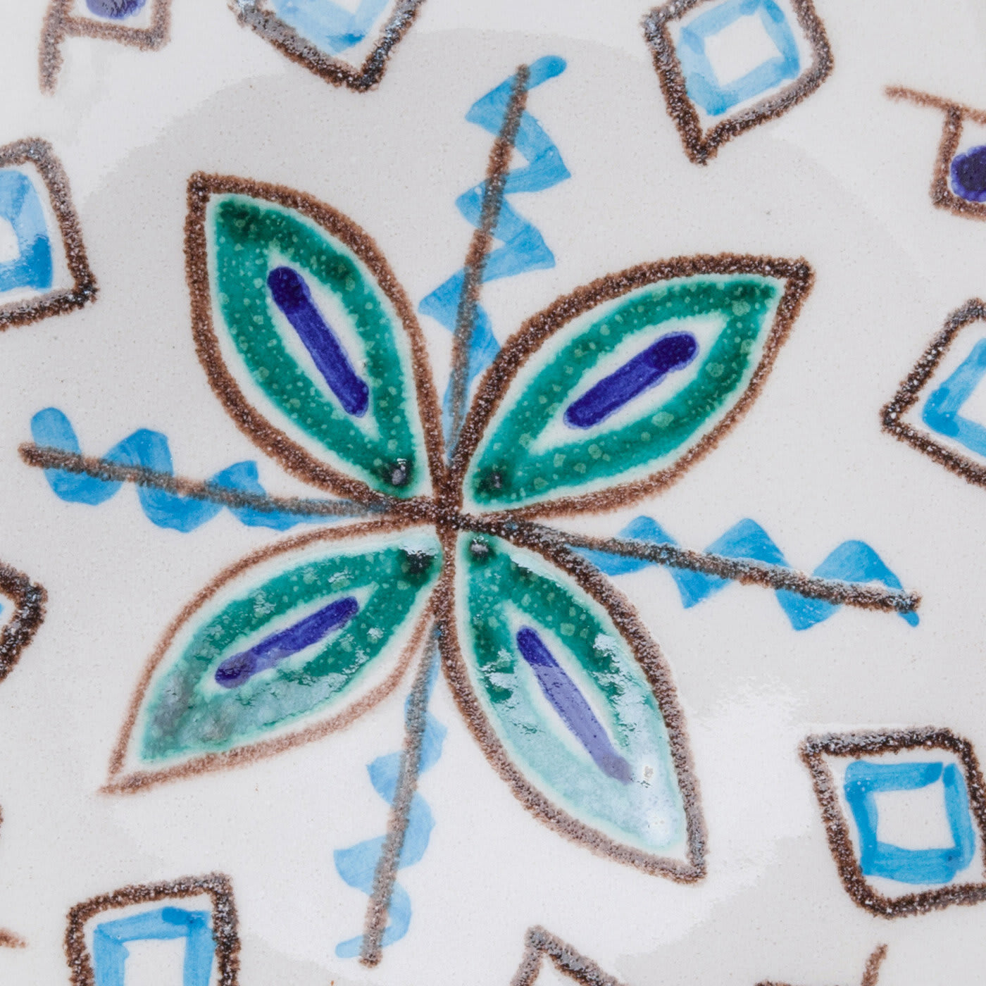 Handpainted Flower Pinto Centerpiece  - Ceramica Pinto