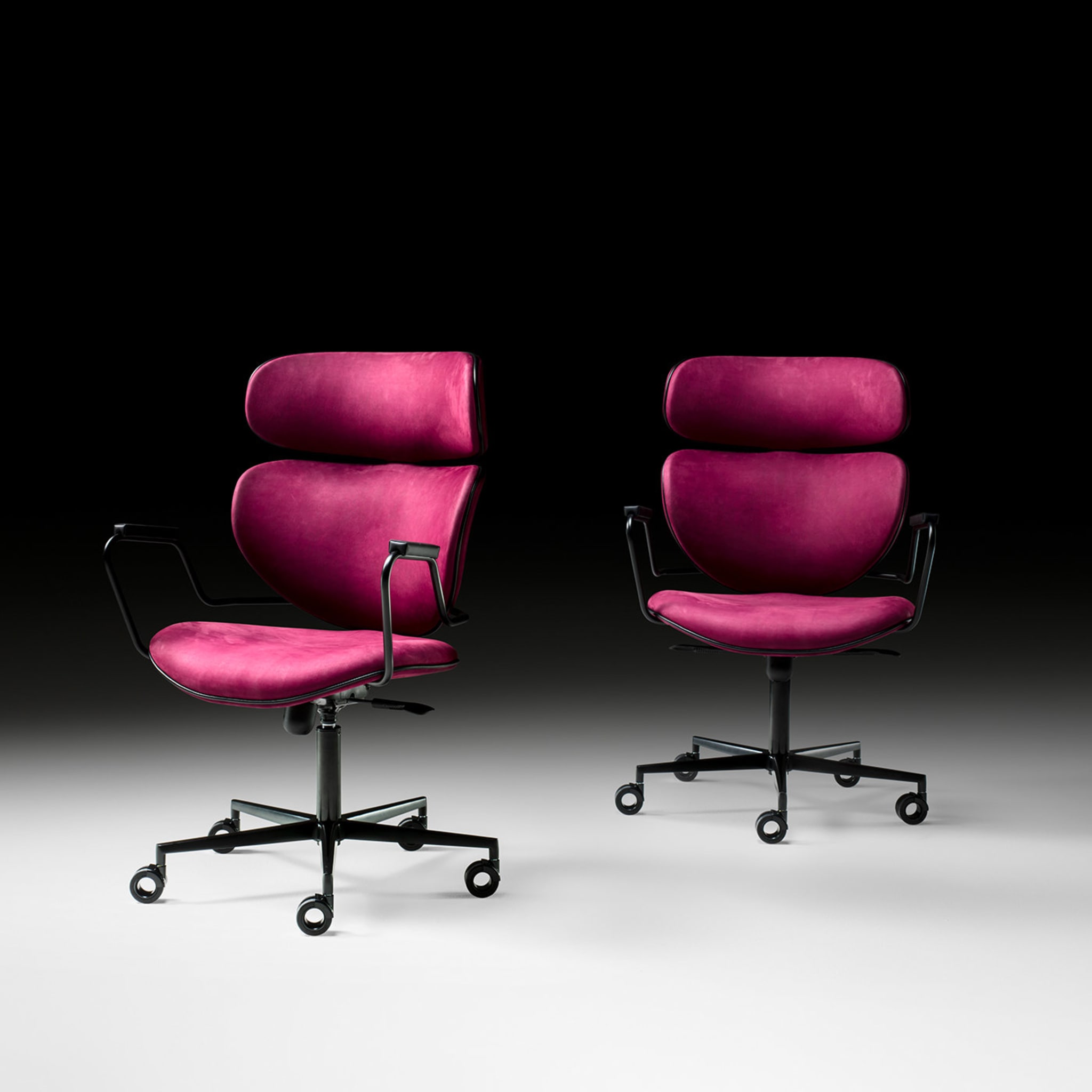 Asia Purple Swivel Chair - Alternative view 2
