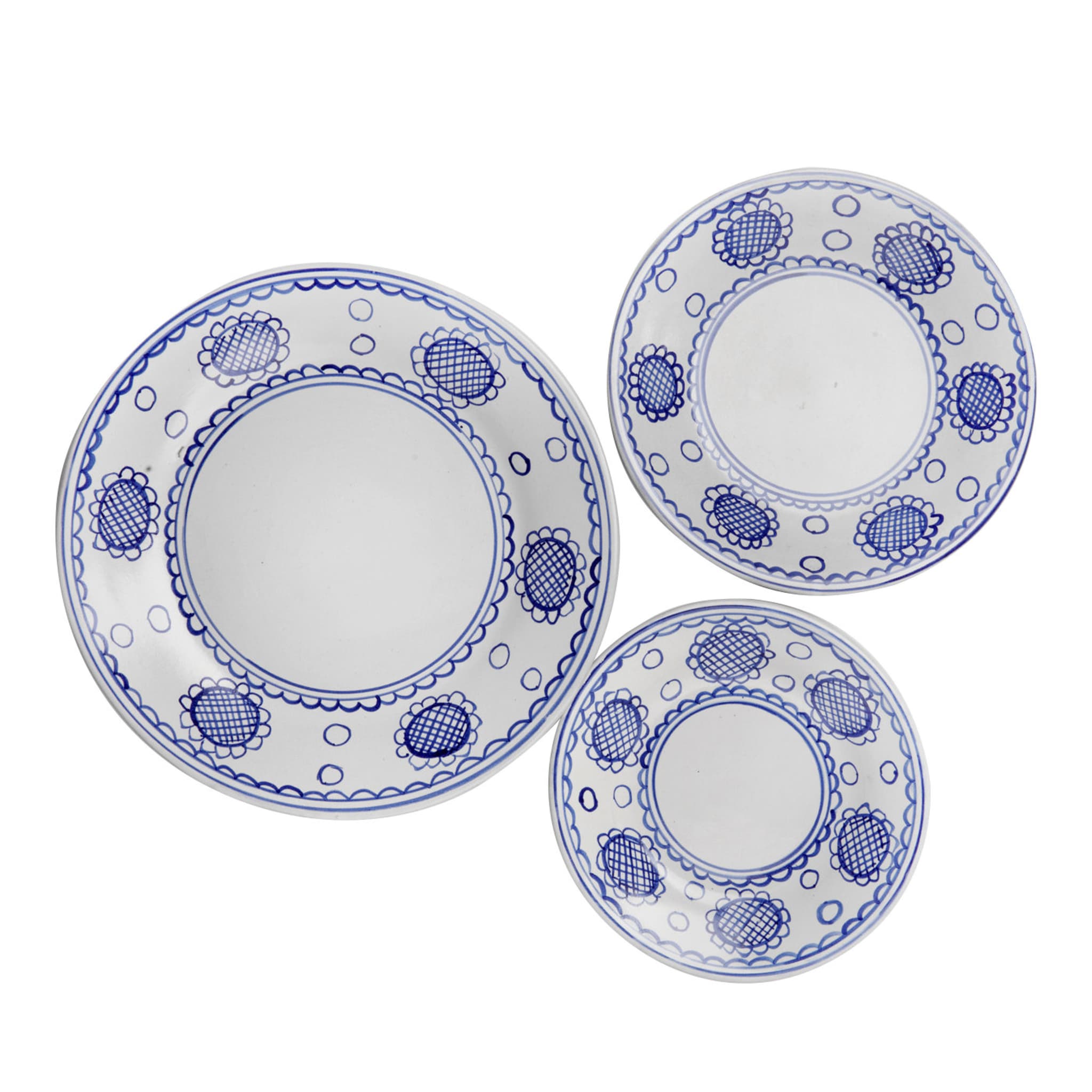 Set of 3 Delft Plates for Six - Main view