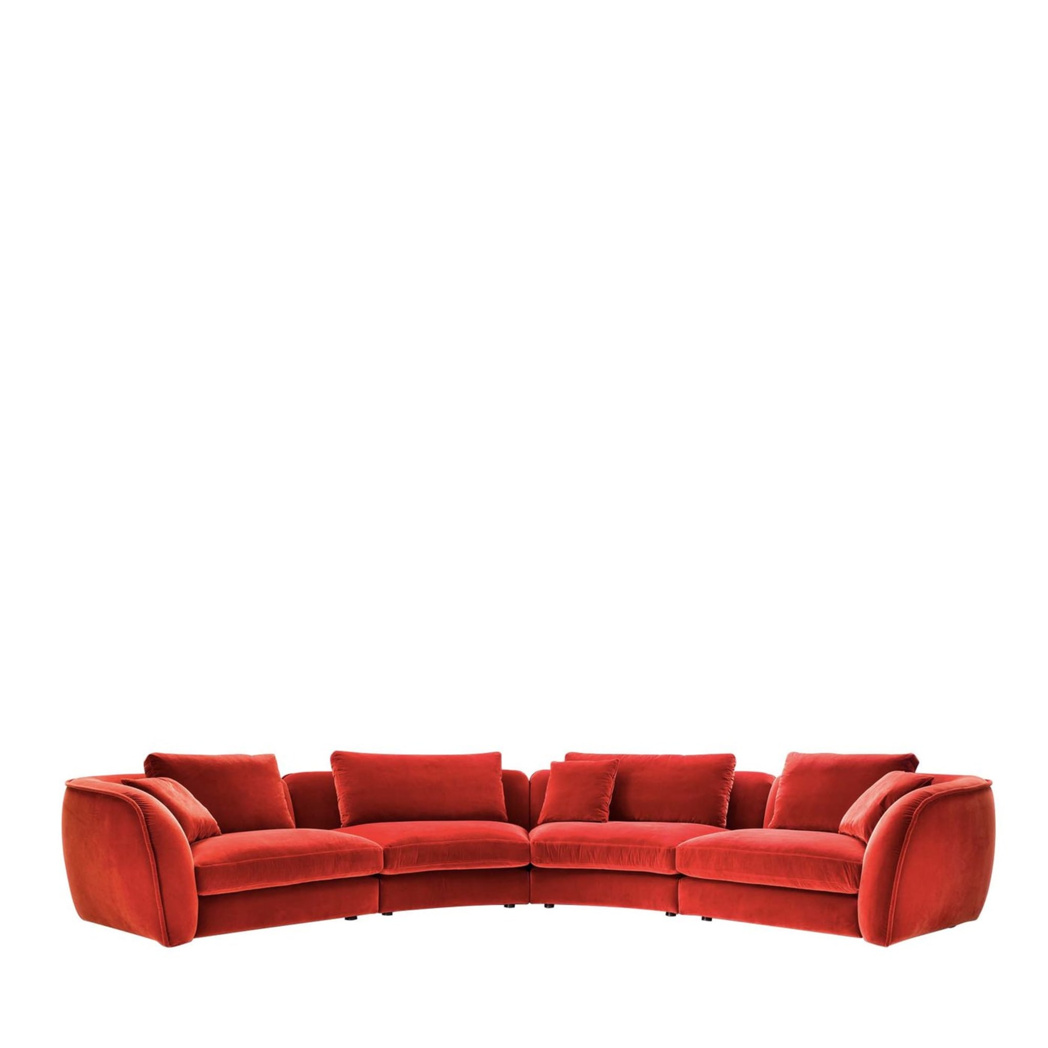 Levante Red Sofa - Main view