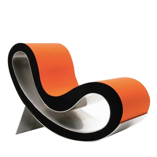 Chaise longue design Wave 2 by Roberto Monte