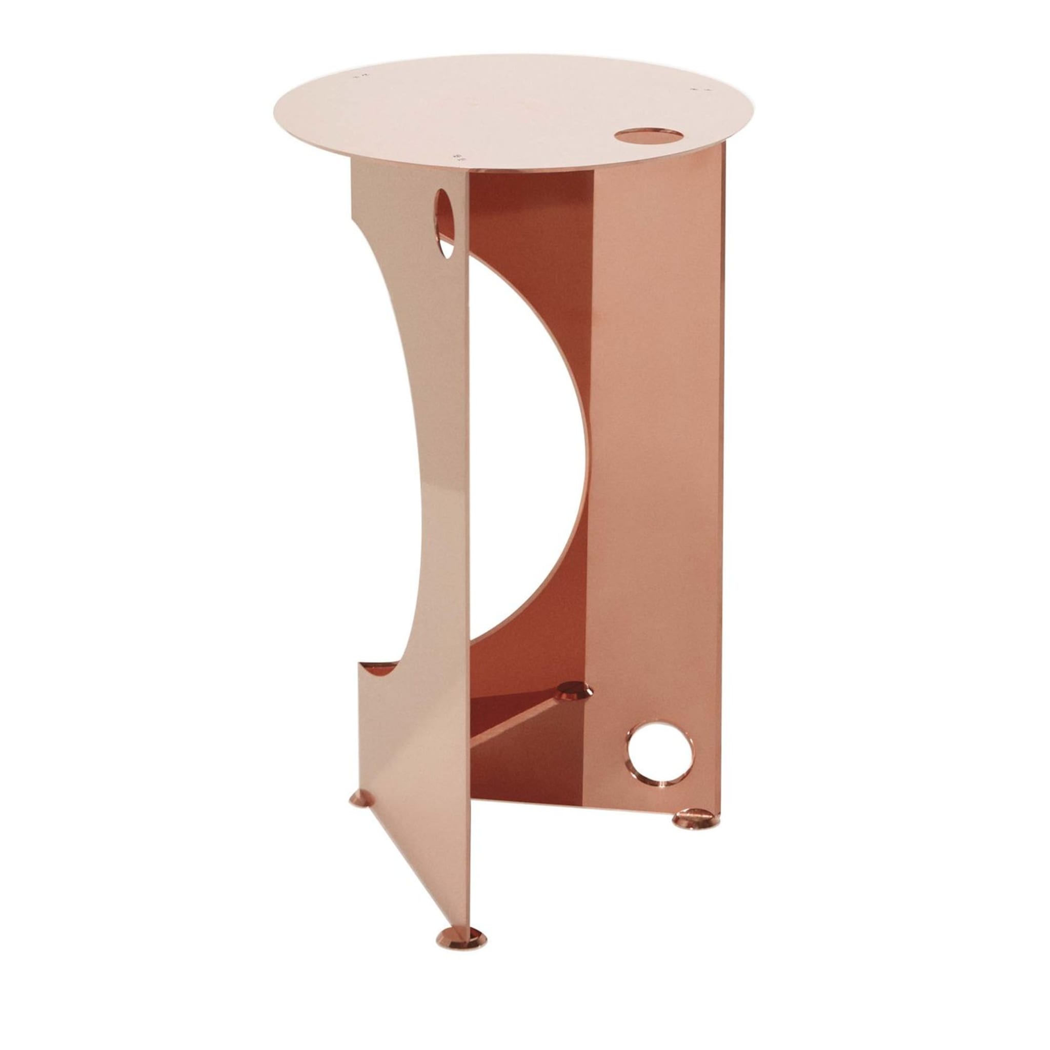 One Side Table in Copper - Main view